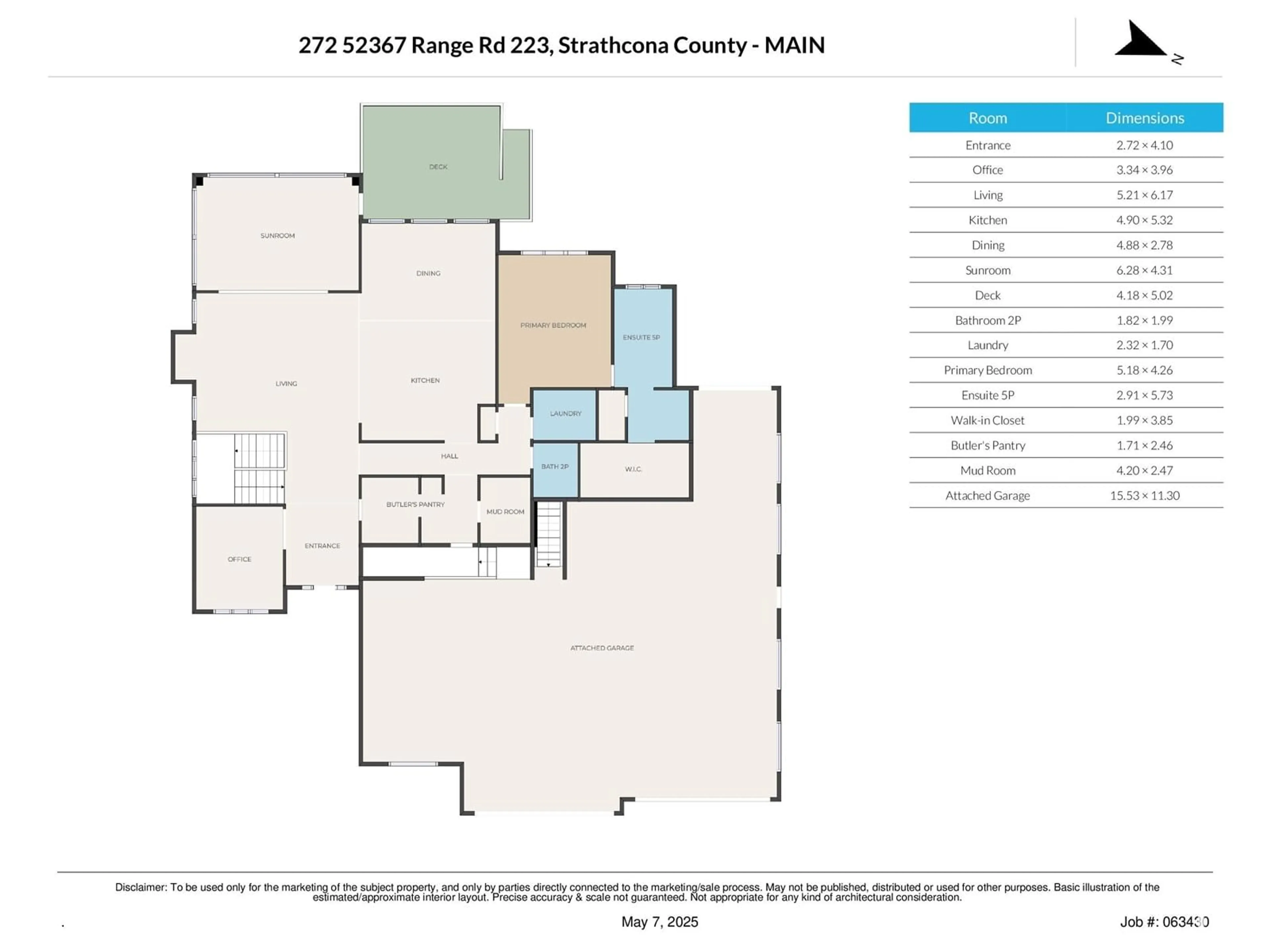 Floor plan for 52367 - 272 RGE ROAD 223, Rural Strathcona County Alberta T8C1B1