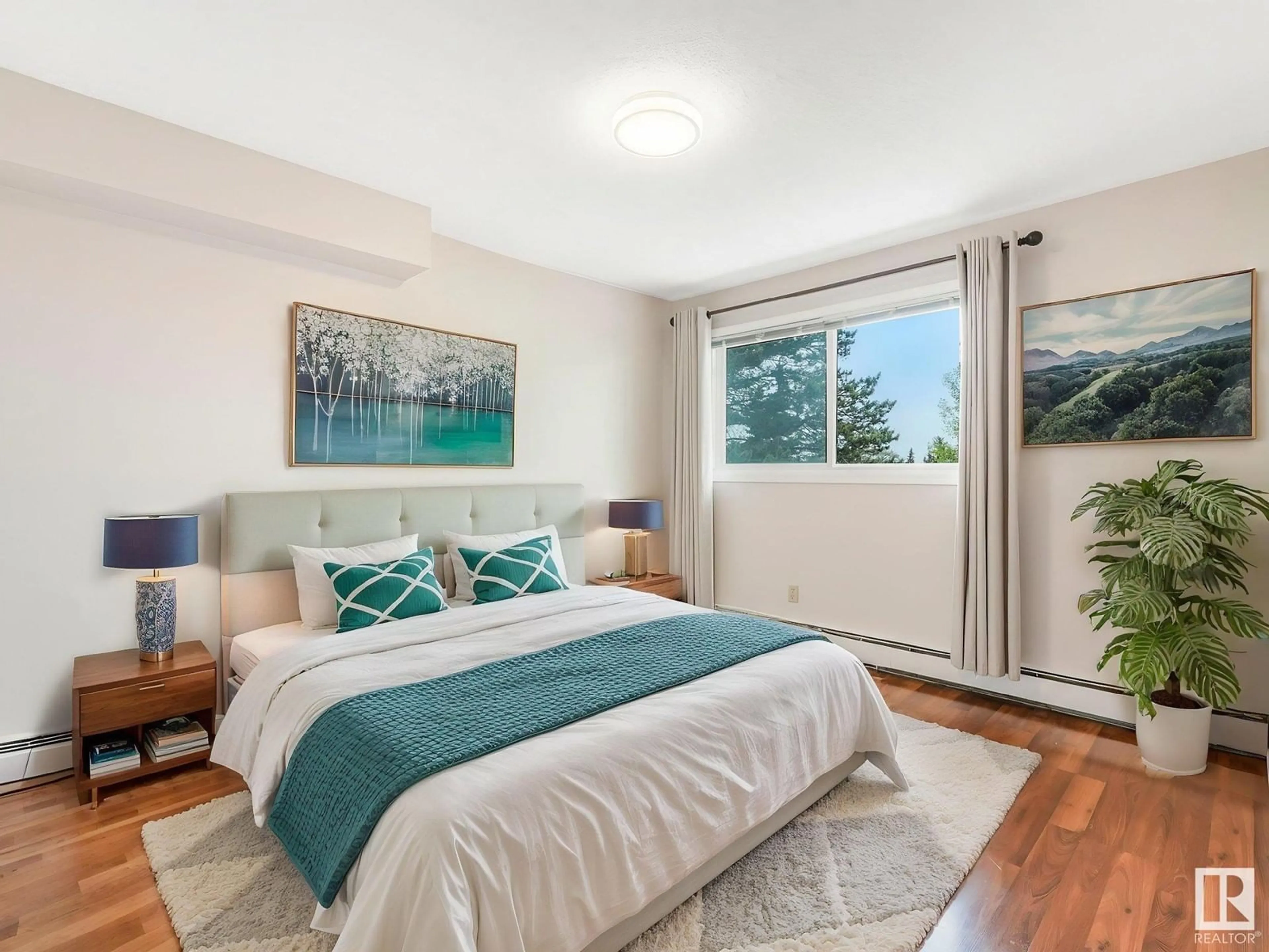 Bedroom with bed, unknown for #117 - 16344 109 ST, Edmonton Alberta T5X2T4