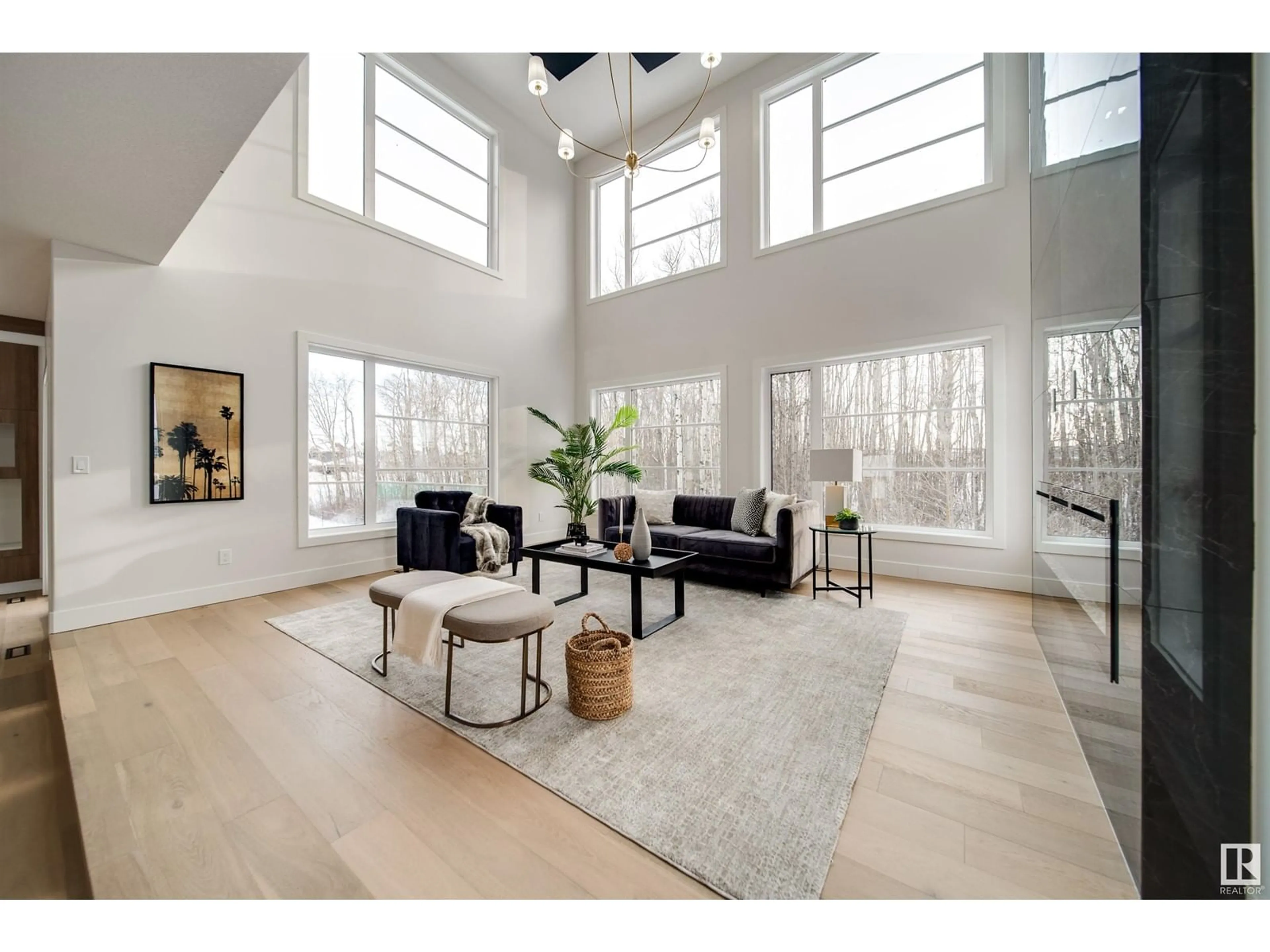 Living room with furniture, unknown for 4003 GINSBURG CR, Edmonton Alberta T5T4V2