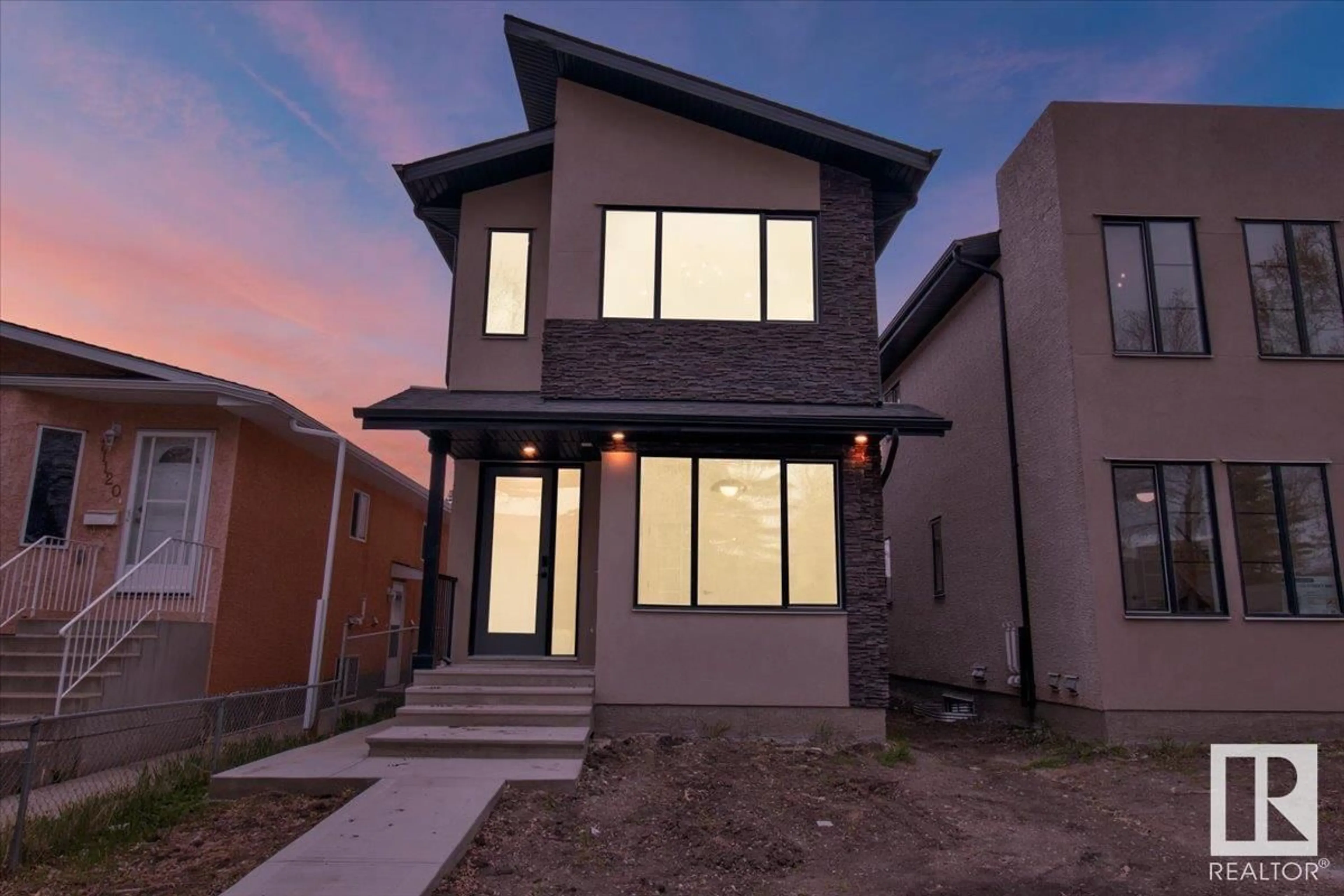 Home with brick exterior material, street for 11124 132 ST, Edmonton Alberta T5M1E5