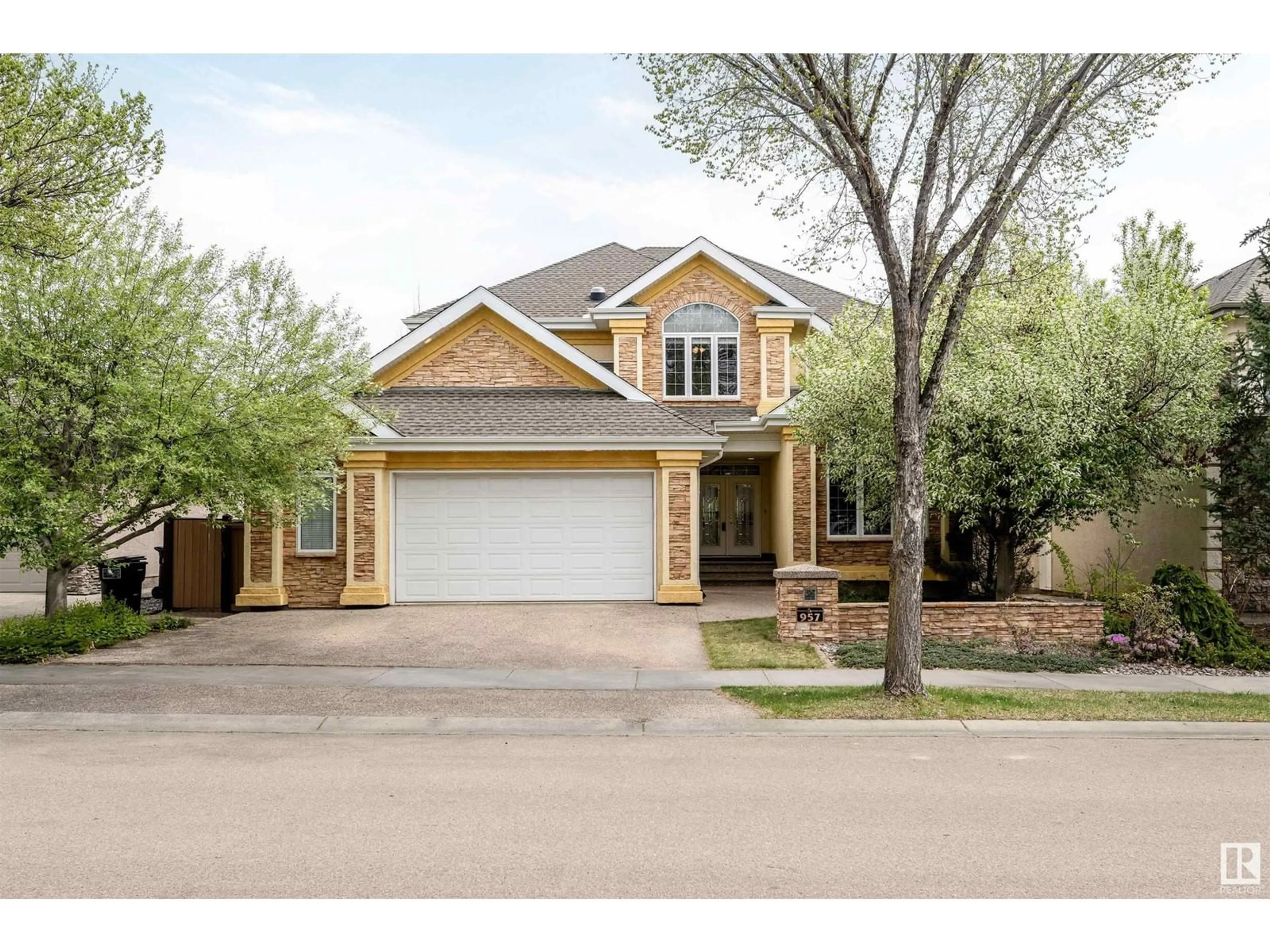 Home with brick exterior material, street for NW - 957 HOLLINGSWORTH BN, Edmonton Alberta T6R3G8