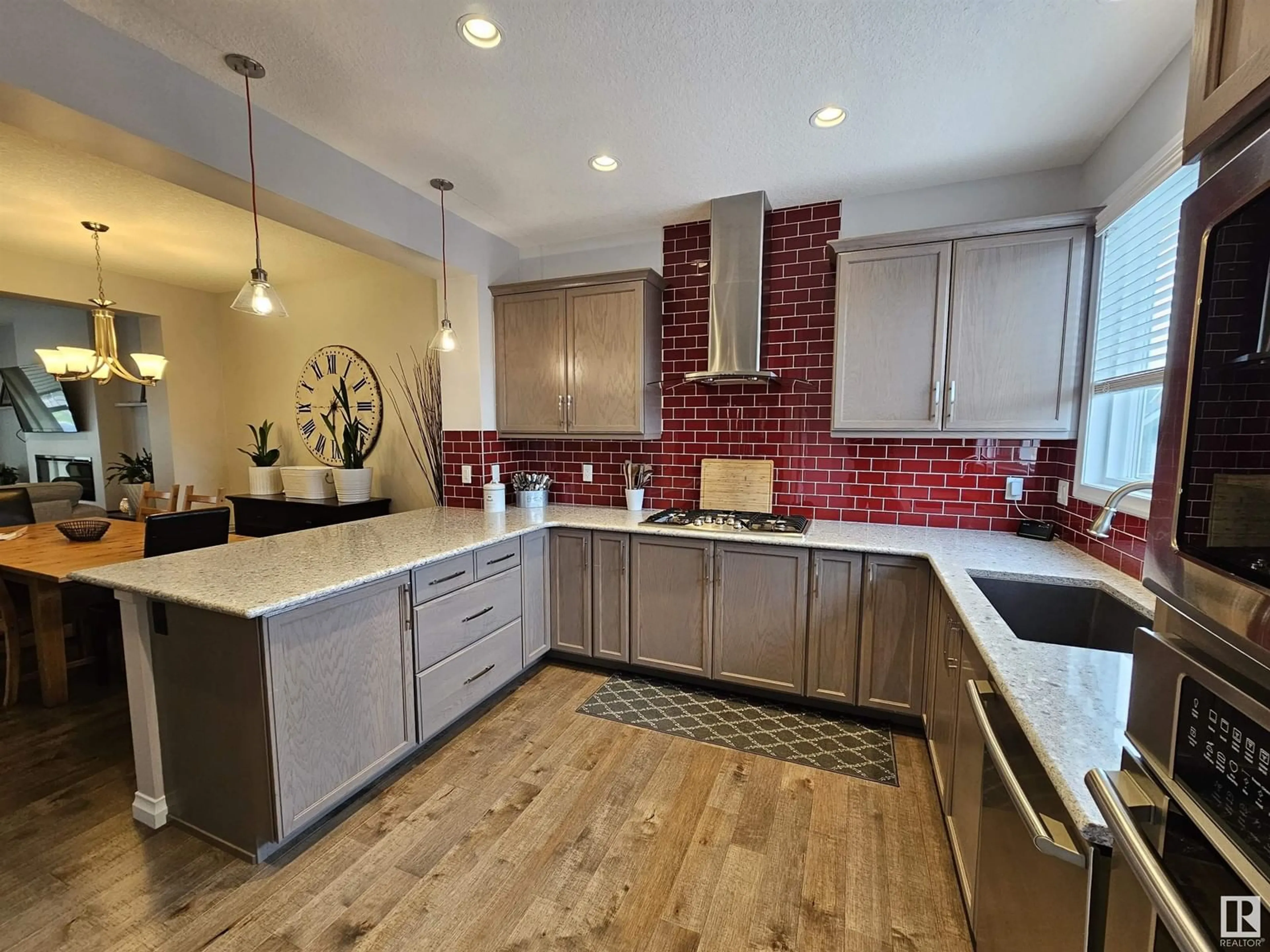 Contemporary kitchen, ceramic/tile floor for 238 SOUTHFORK DR, Leduc Alberta T9E1G3