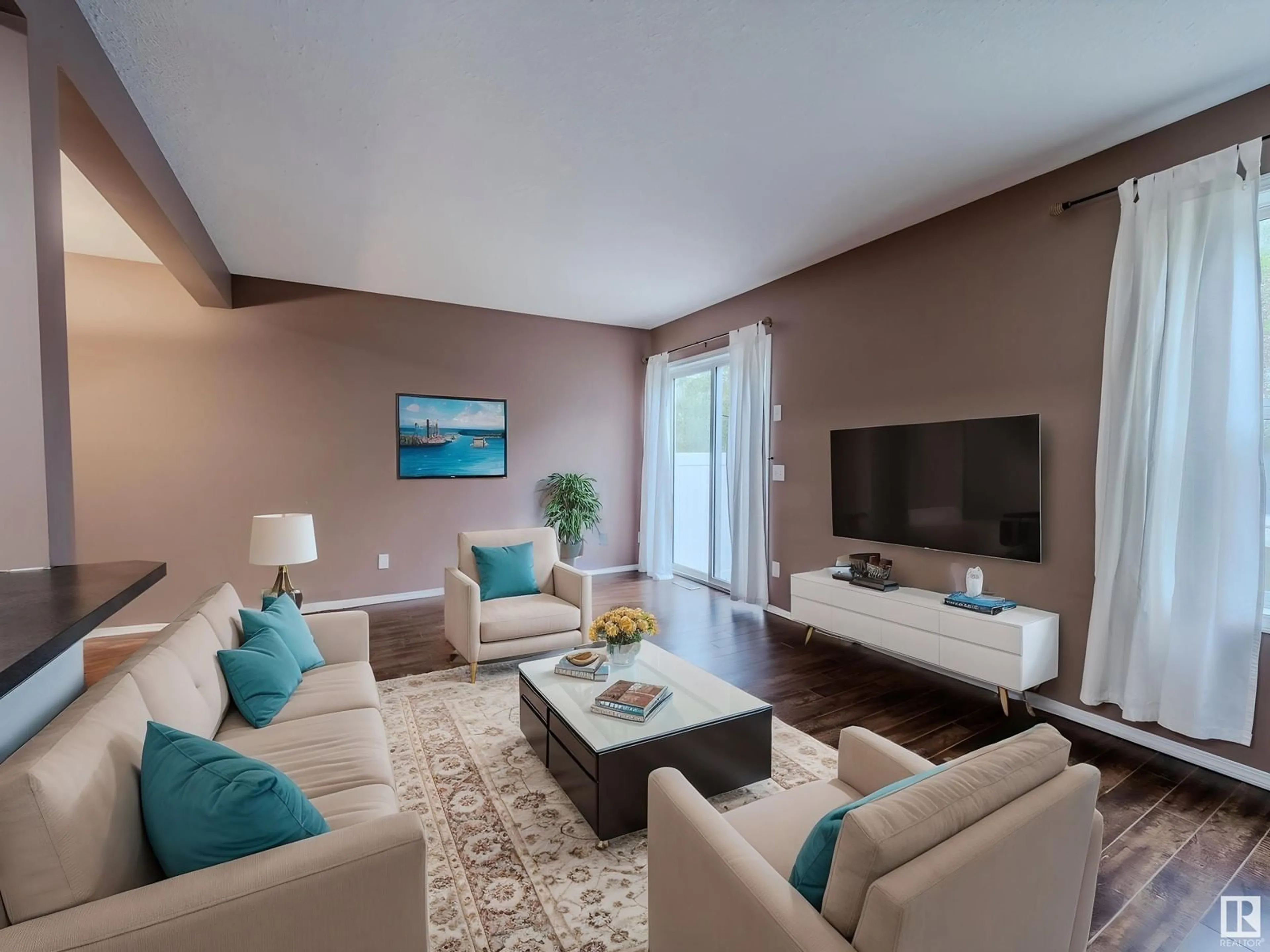 Living room with furniture, unknown for SW - 66 230 EDWARDS DR, Edmonton Alberta T6X1G7