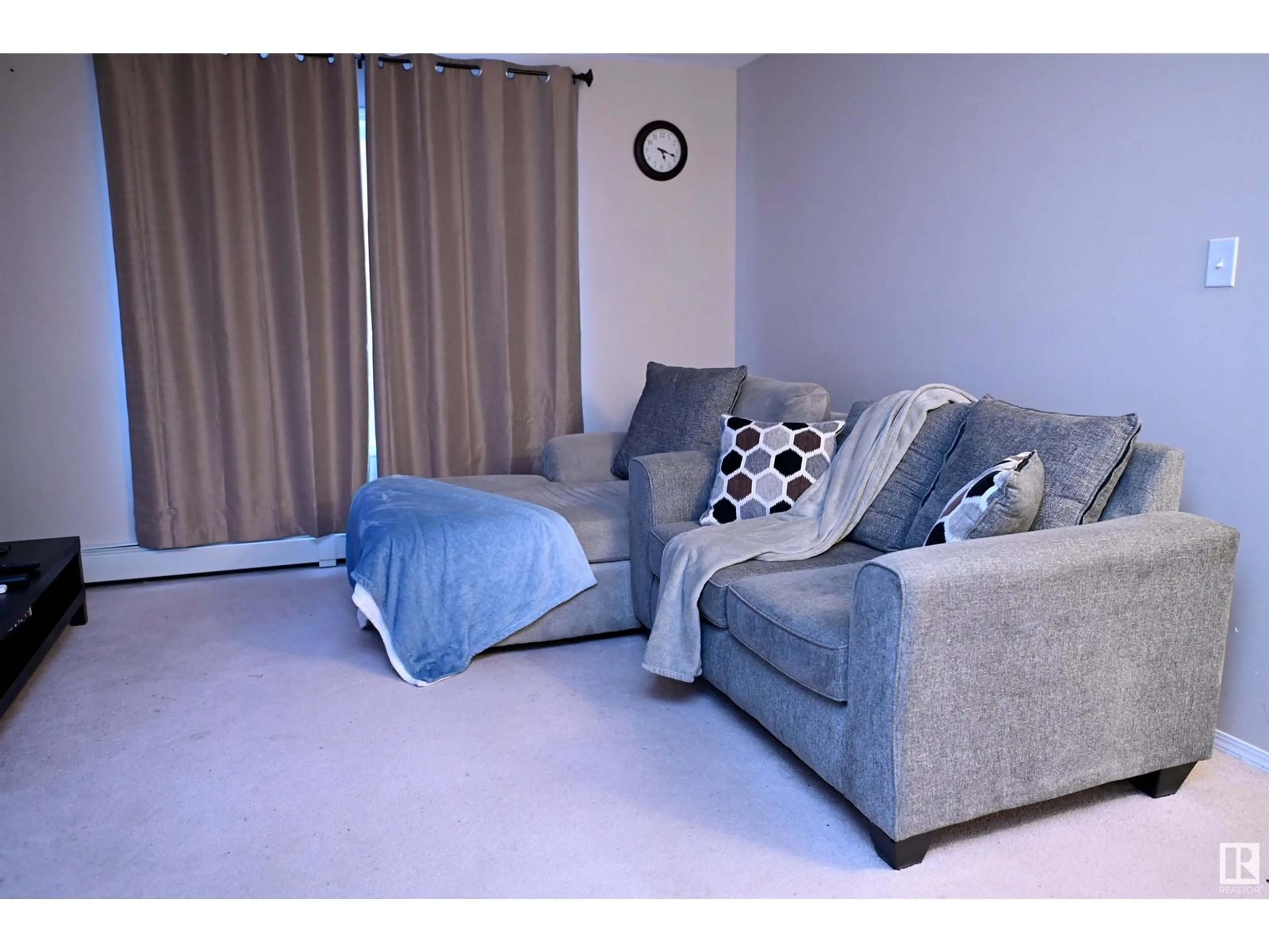 Living room with furniture, unknown for 208 - 1060 MCCONACHIE BV, Edmonton Alberta T5Y0W9