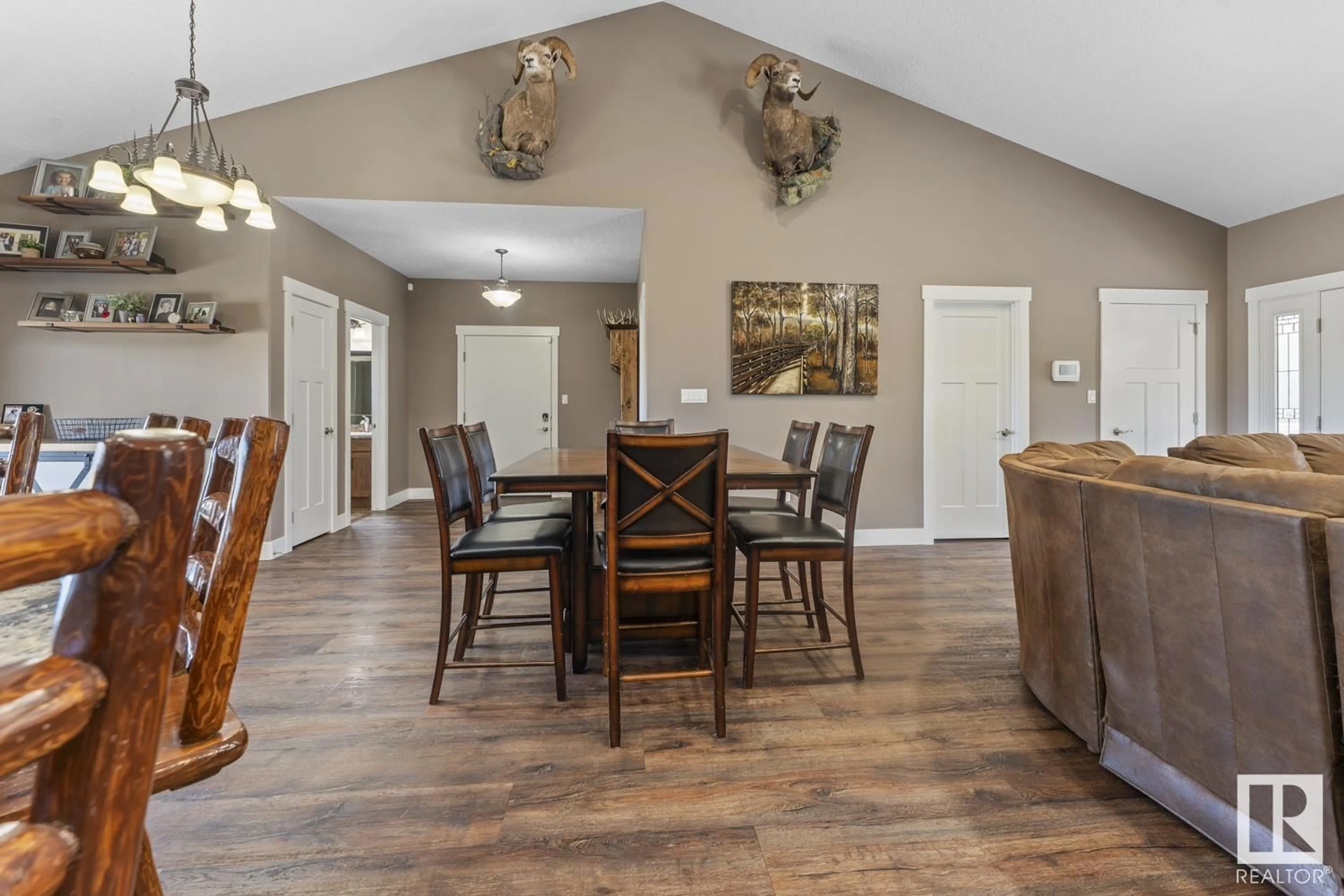 Dining room, wood/laminate floor for 44426 TWP RD 595 A, Rural Bonnyville M.D. Alberta T9N2J6