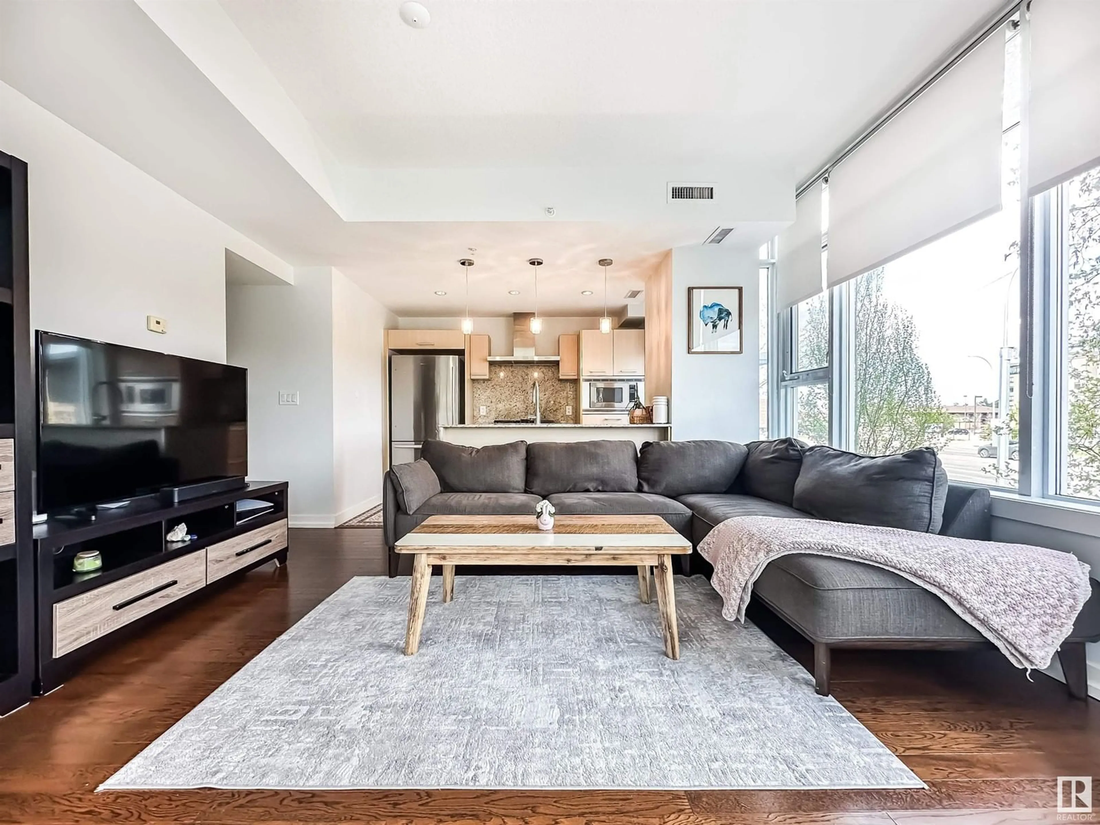 Living room with furniture, unknown for #107 - 2612 109 ST, Edmonton Alberta T6J3T1