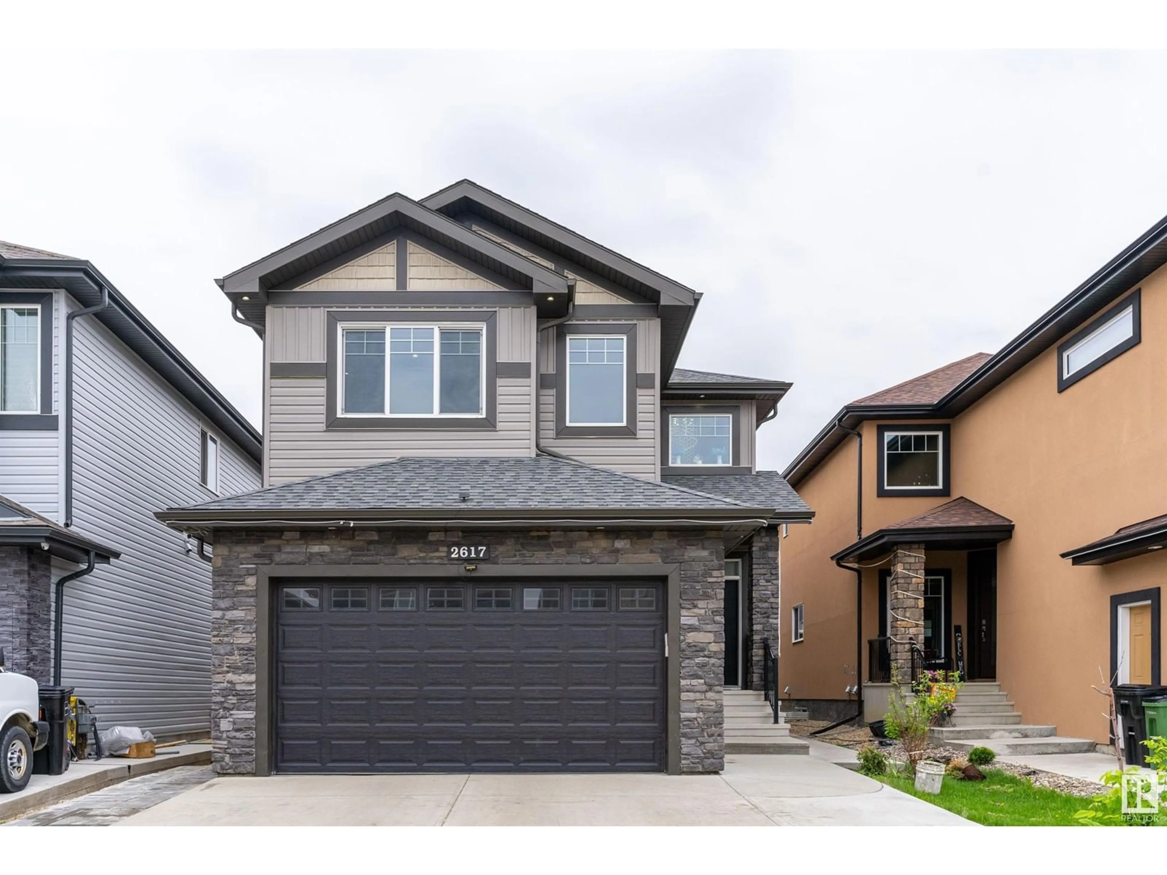 Home with brick exterior material, street for 2617 21A AV, Edmonton Alberta T6T0Y5
