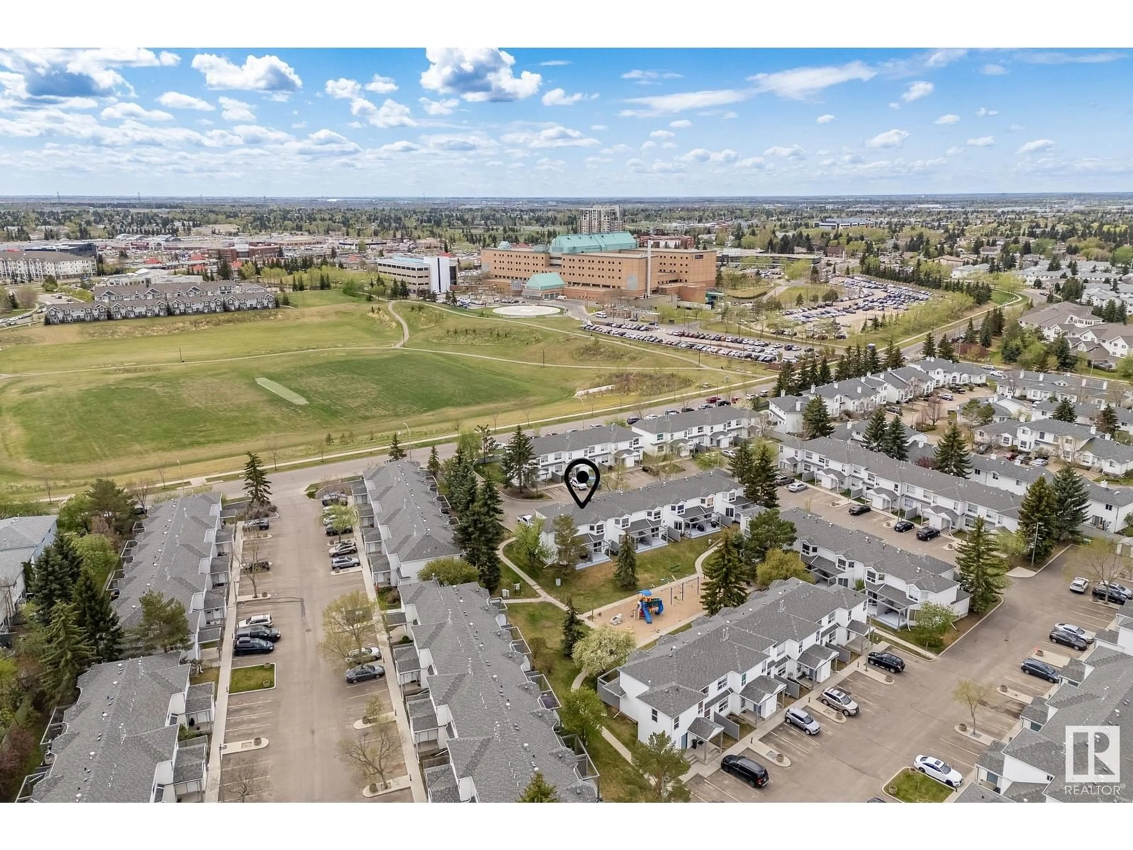 A pic from outside/outdoor area/front of a property/back of a property/a pic from drone, unknown for 603 - 120 YOUVILLE DR, Edmonton Alberta T6L6V8