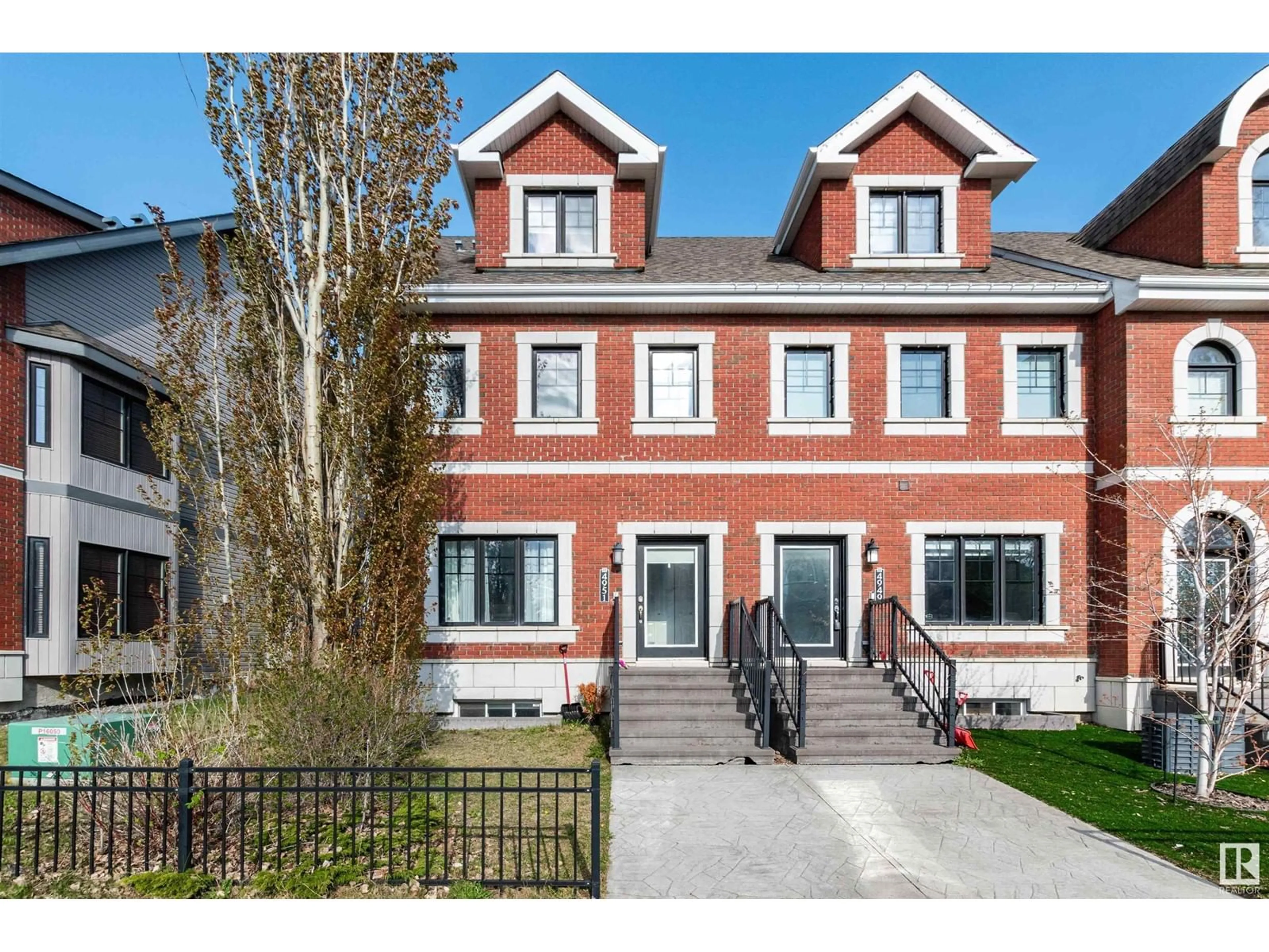 Home with brick exterior material, street for 4951 TERWILLEGAR CM, Edmonton Alberta T6R0G5