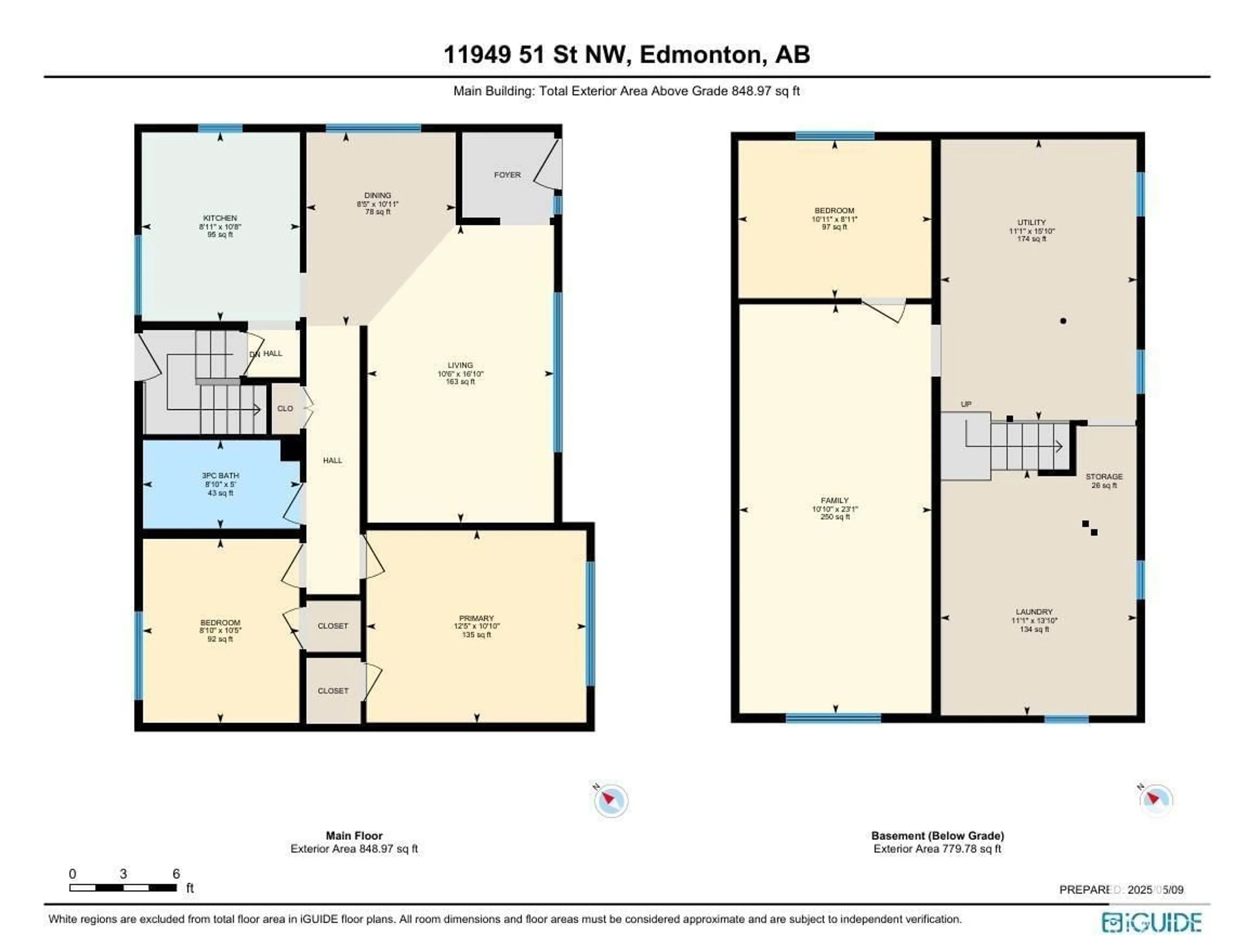 Floor plan for 11949 51 ST, Edmonton Alberta T5W3G5