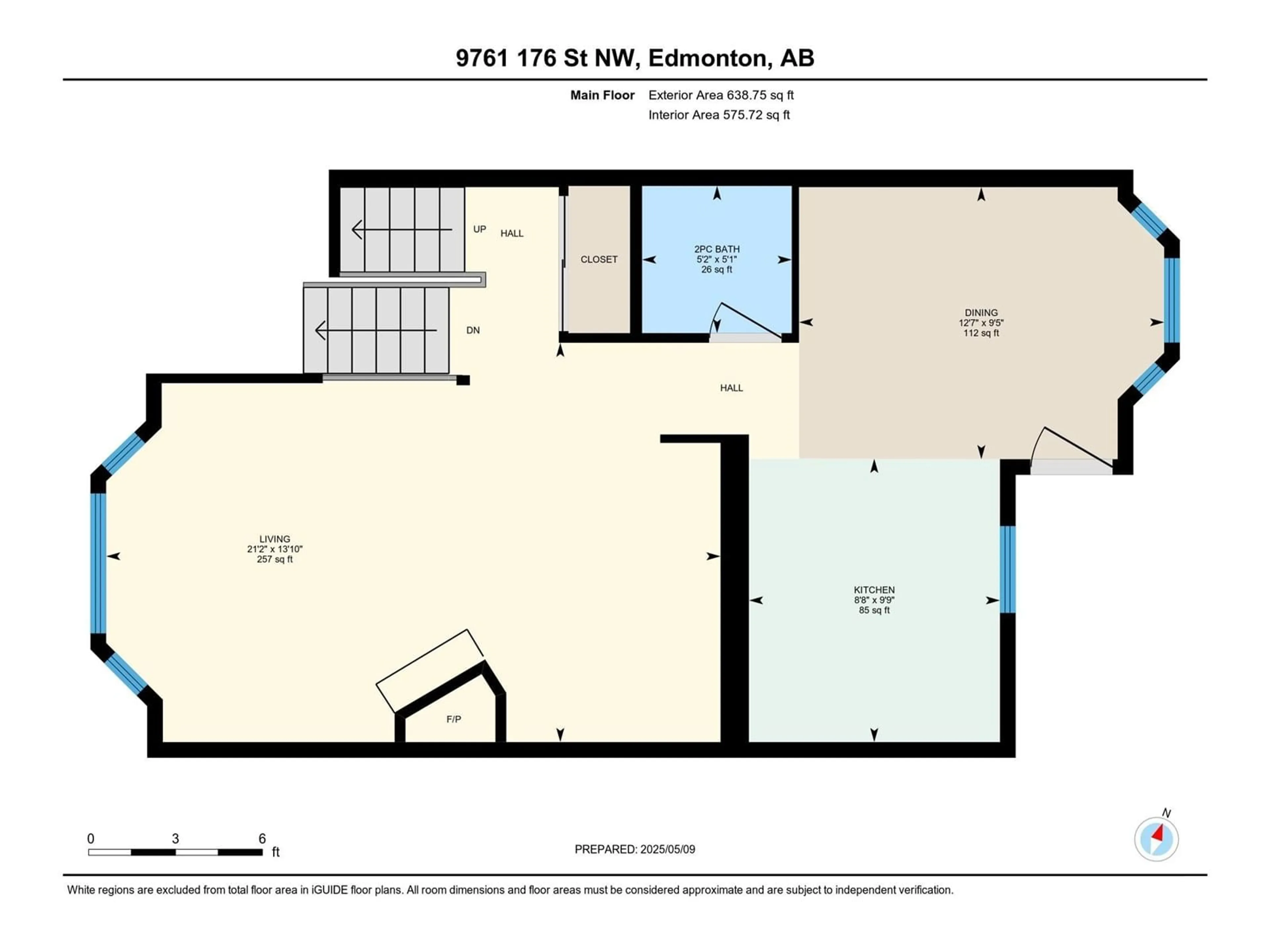 Floor plan for NW - 9761 176 ST, Edmonton Alberta T5T6B3