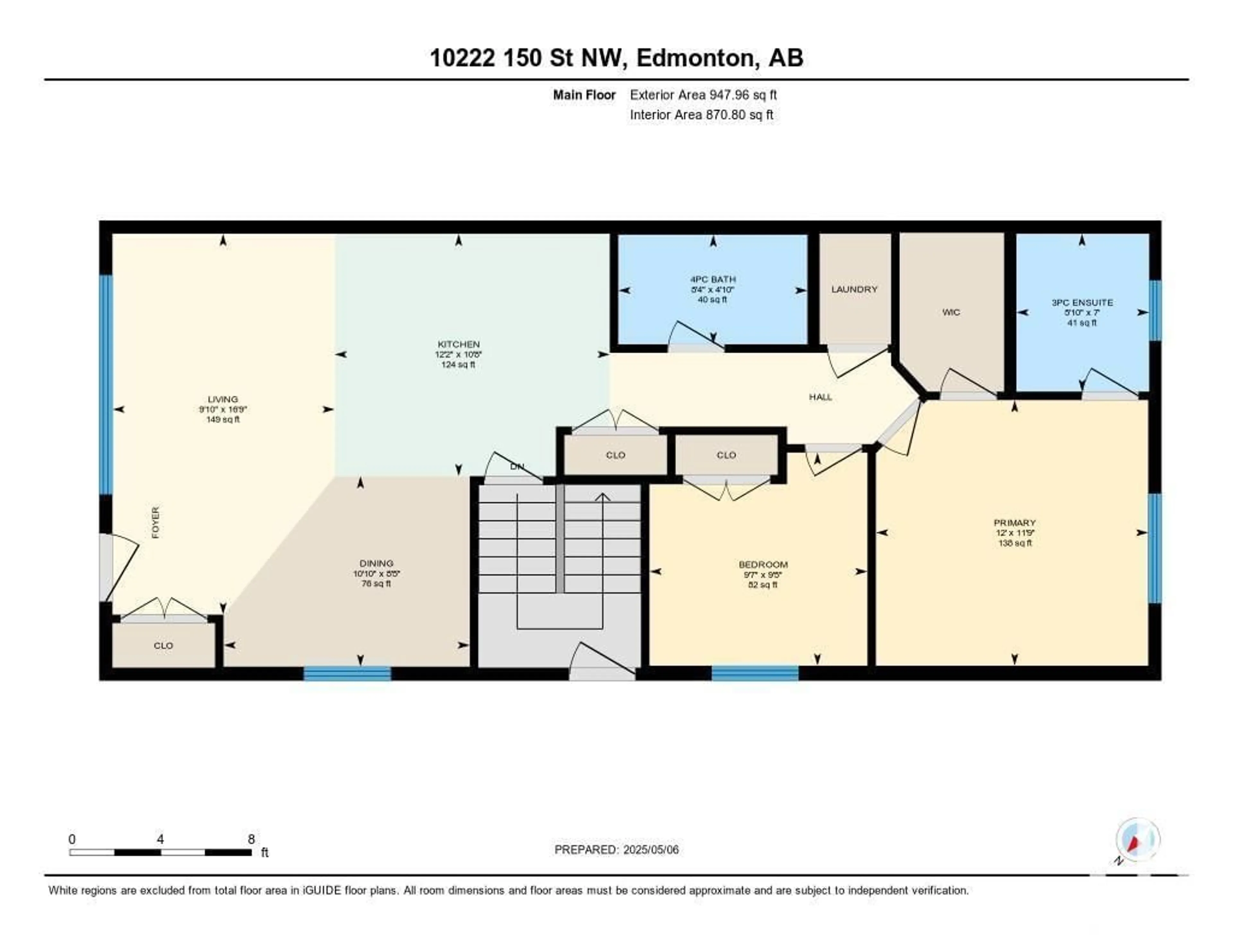 Floor plan for NW - 10222 150 ST, Edmonton Alberta T5P1P3