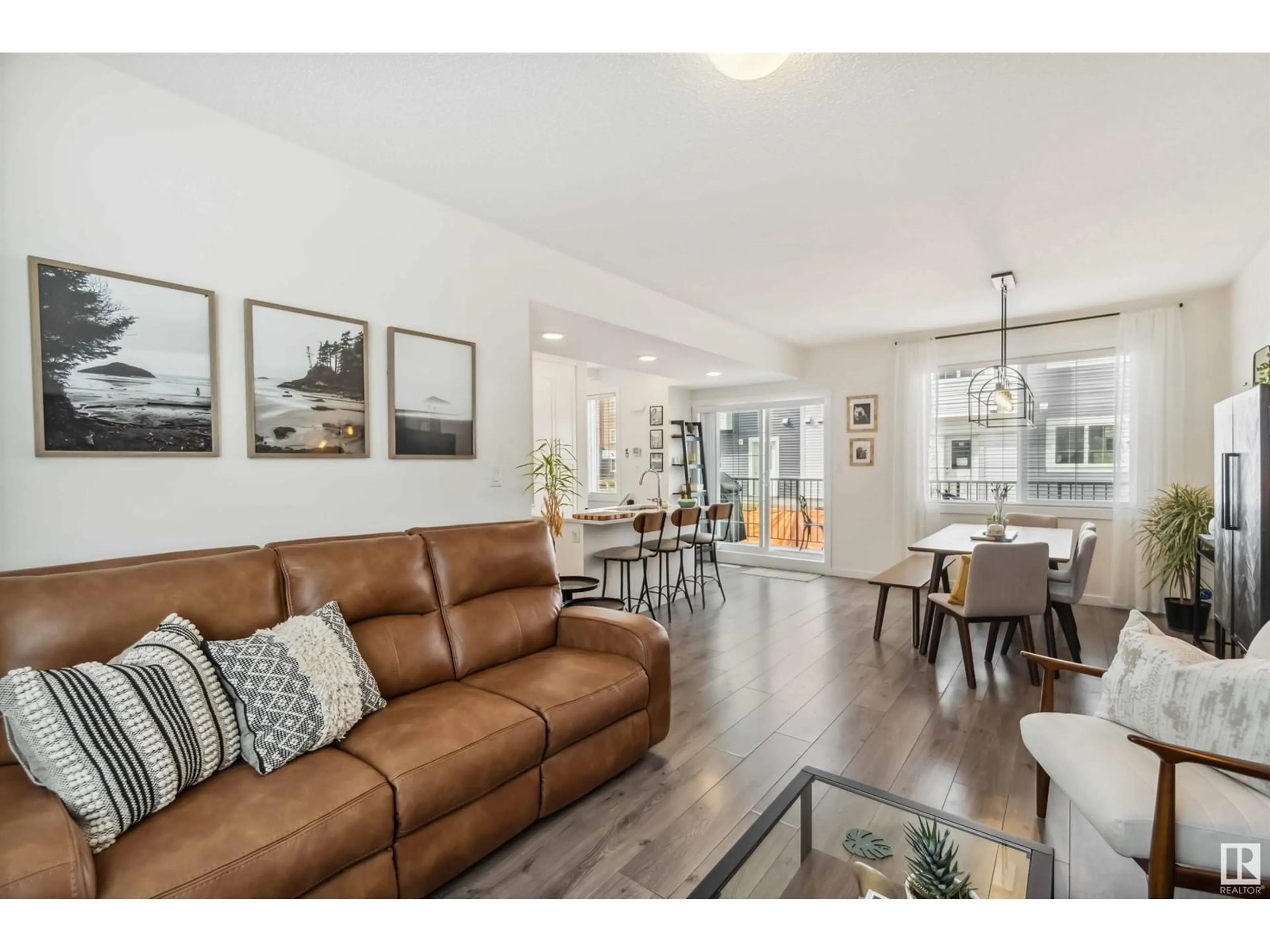 Living room with furniture, unknown for 735 - 19 ALLARD BV, Edmonton Alberta T6W3W5