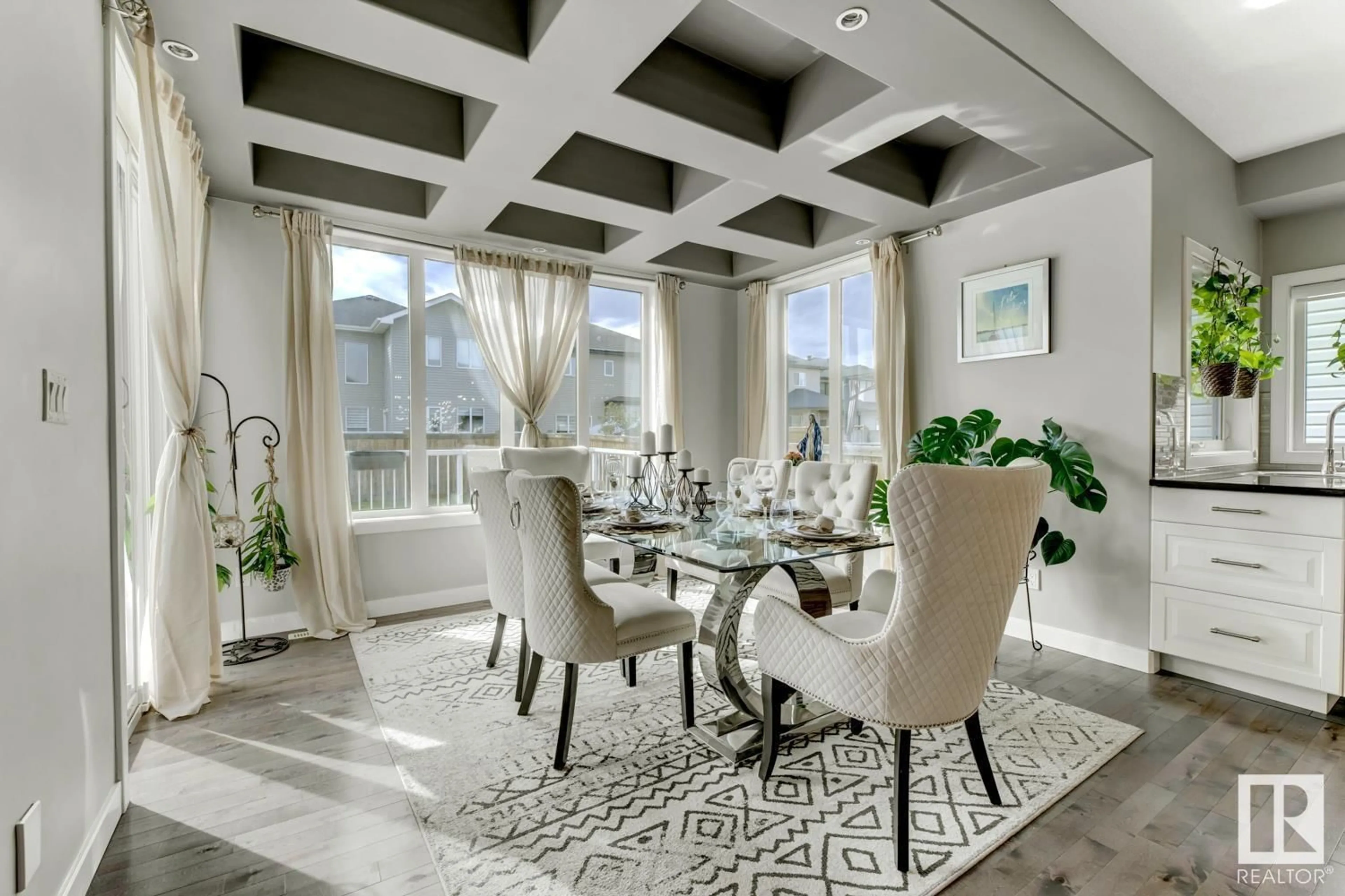 Dining room, ceramic/tile floor for NW - 16516 131 ST, Edmonton Alberta T6V0G1