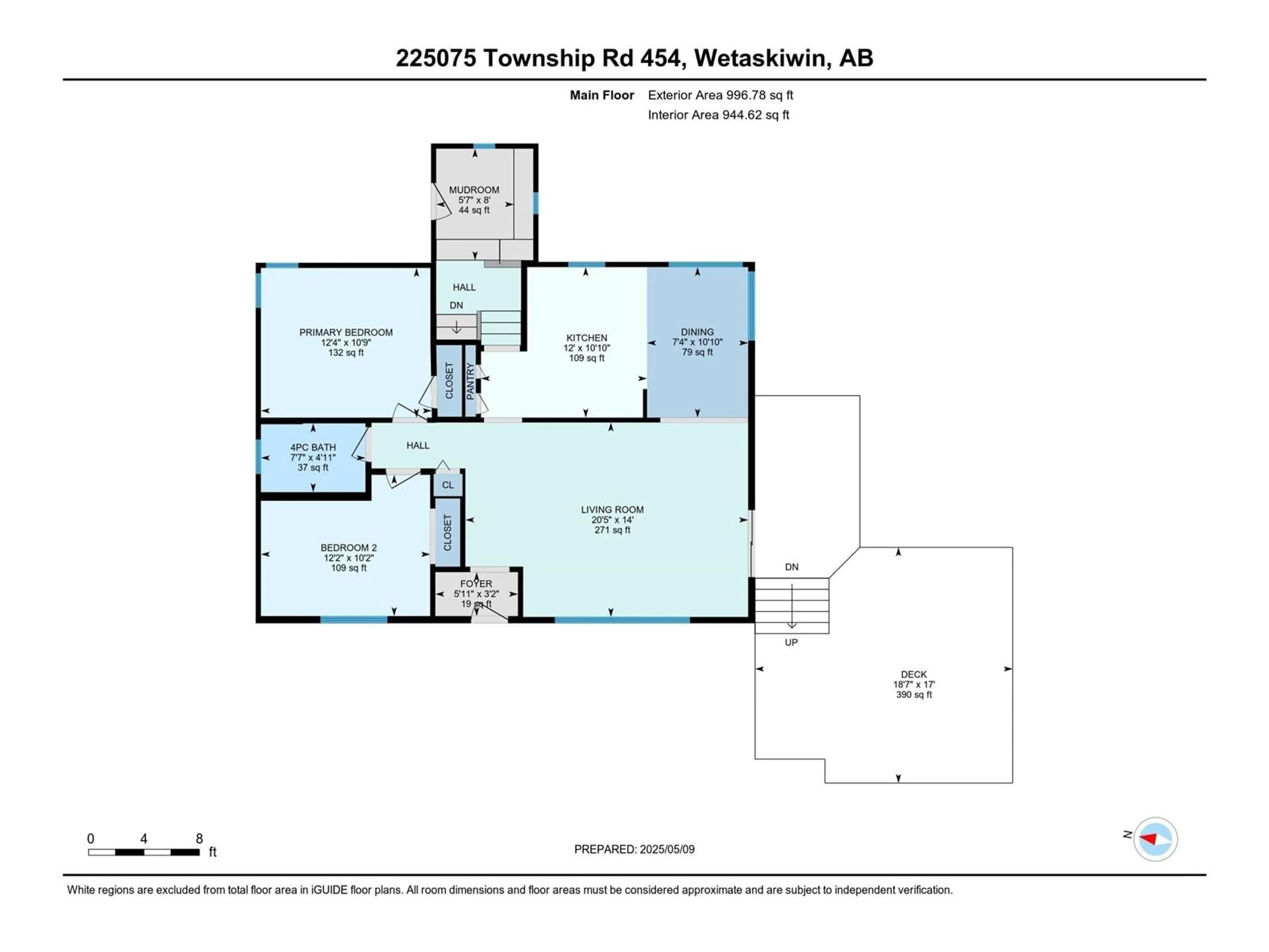 Floor plan for 225075 TWP ROAD 454, Rural Wetaskiwin County Alberta T9A1W9