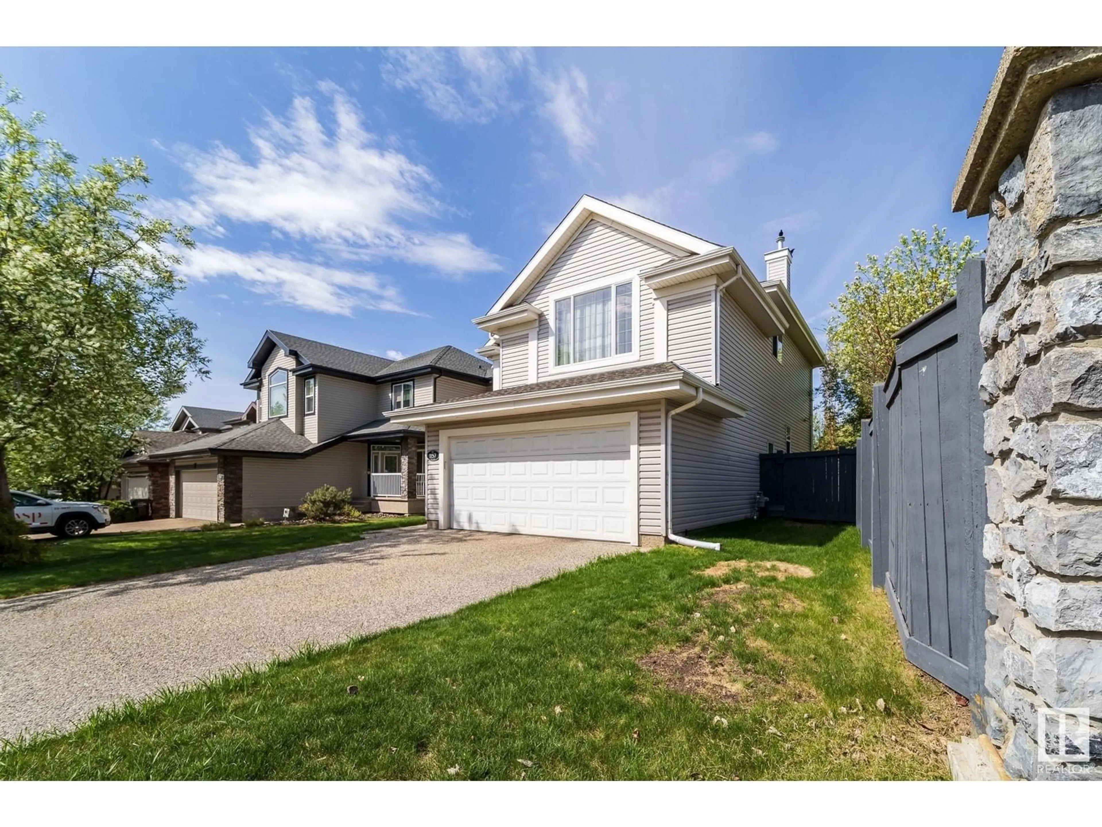 A pic from outside/outdoor area/front of a property/back of a property/a pic from drone, street for 1157 TORY RD, Edmonton Alberta T6R3P2