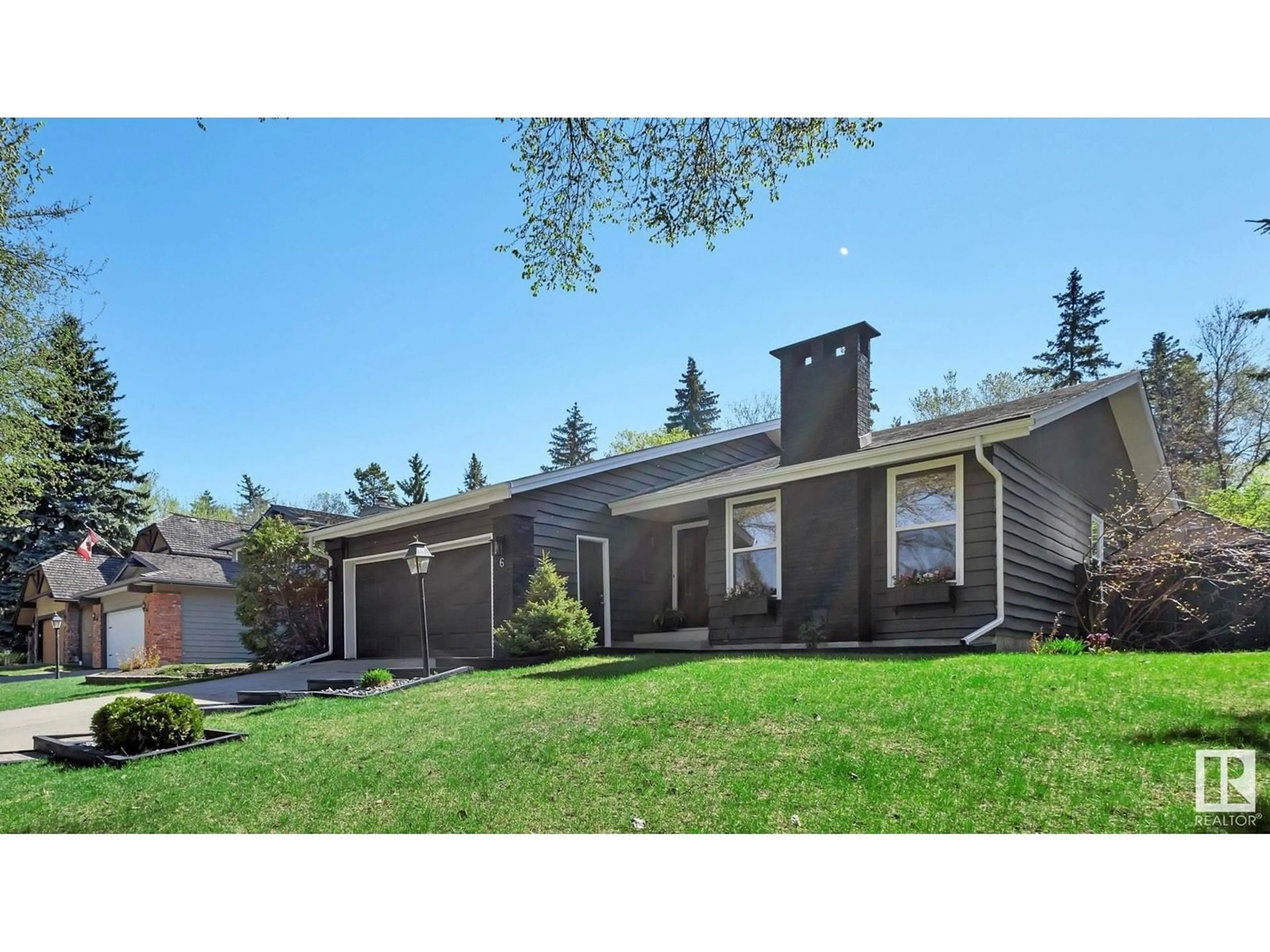 Home with vinyl exterior material, street for 6 BERRYMORE DRIVE, St. Albert Alberta T8N2Y6