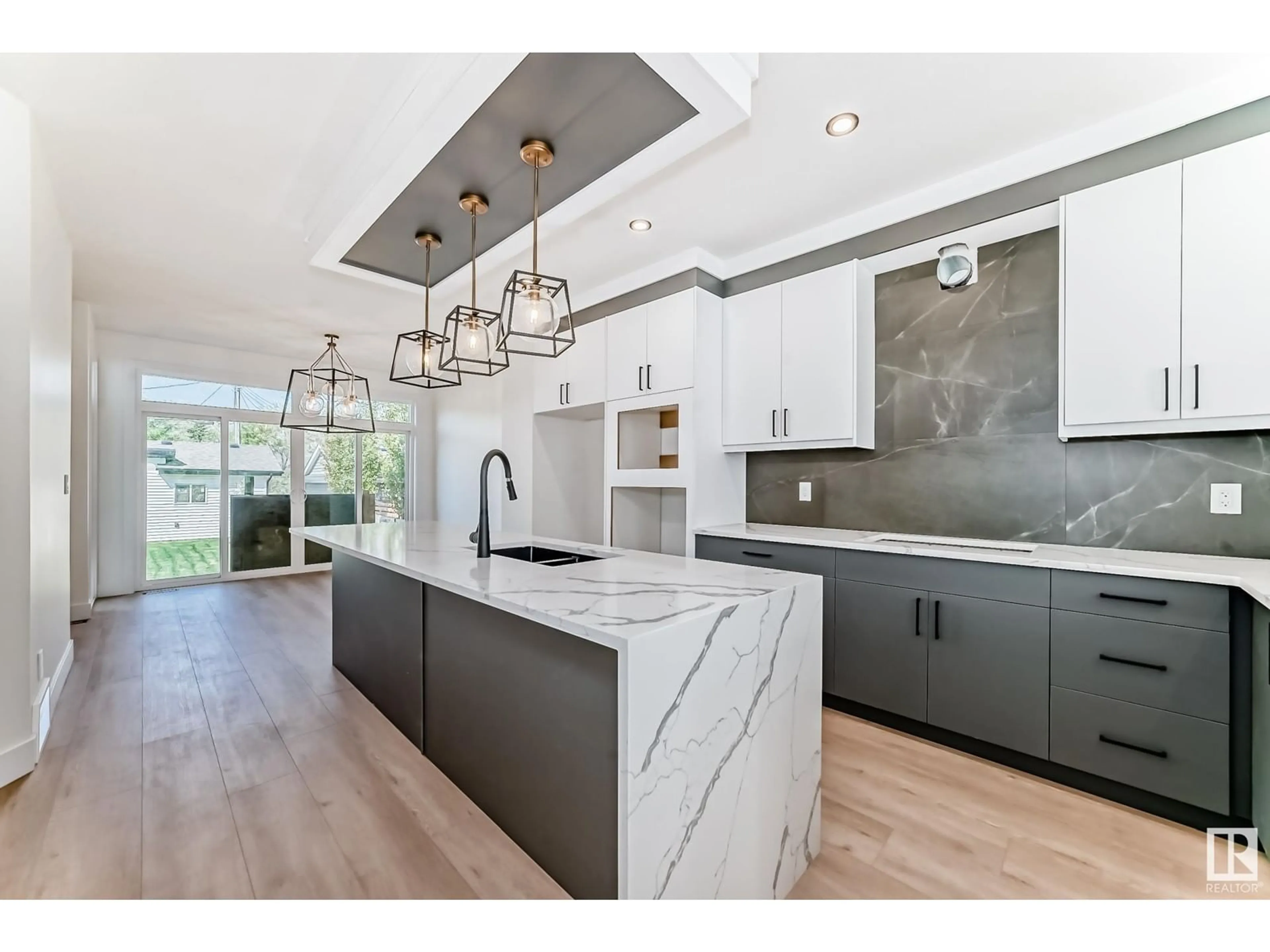 Open concept kitchen, unknown for 11444 125 ST, Edmonton Alberta T5M0M9