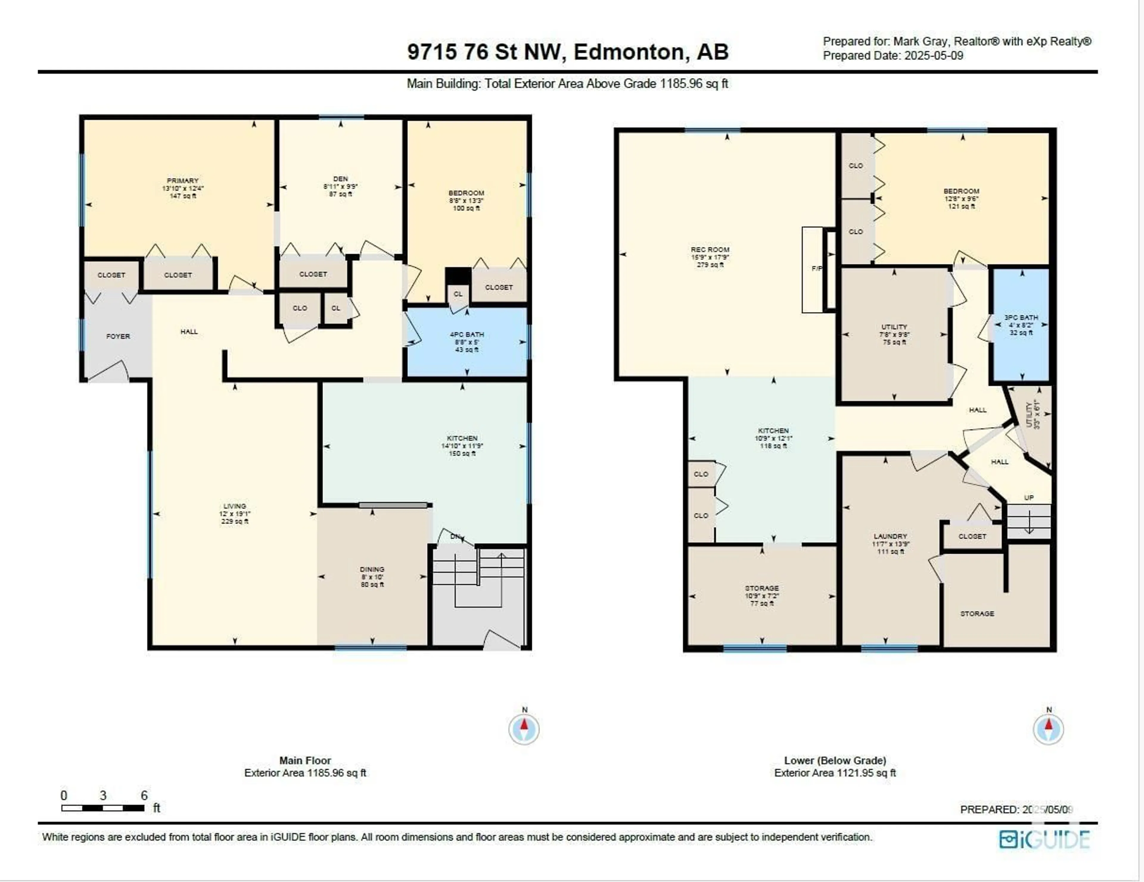 Floor plan for 9715 76 ST, Edmonton Alberta T6C2L1