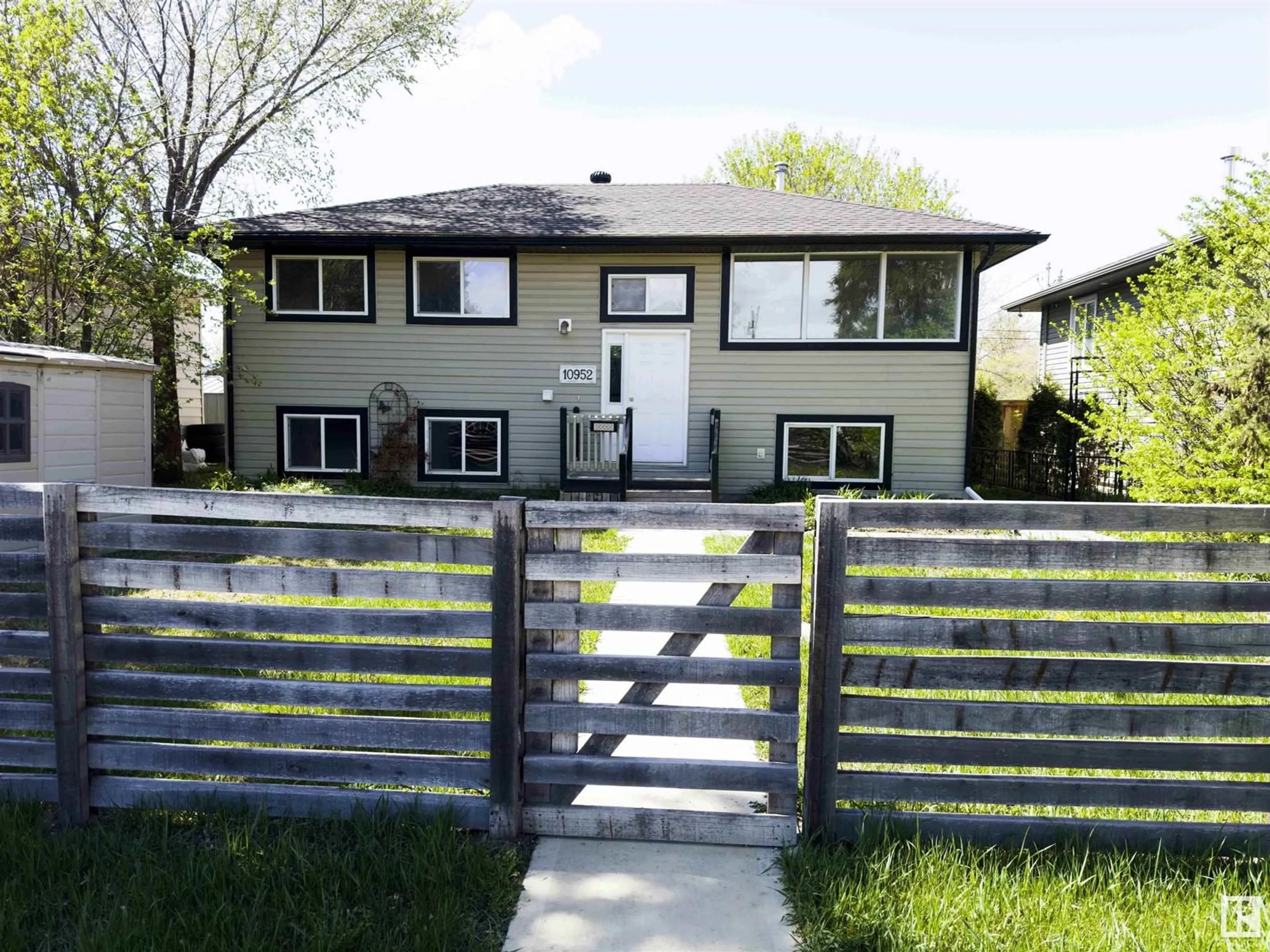 Home with vinyl exterior material, street for NW - 10952 158 ST, Edmonton Alberta T5P2Y9
