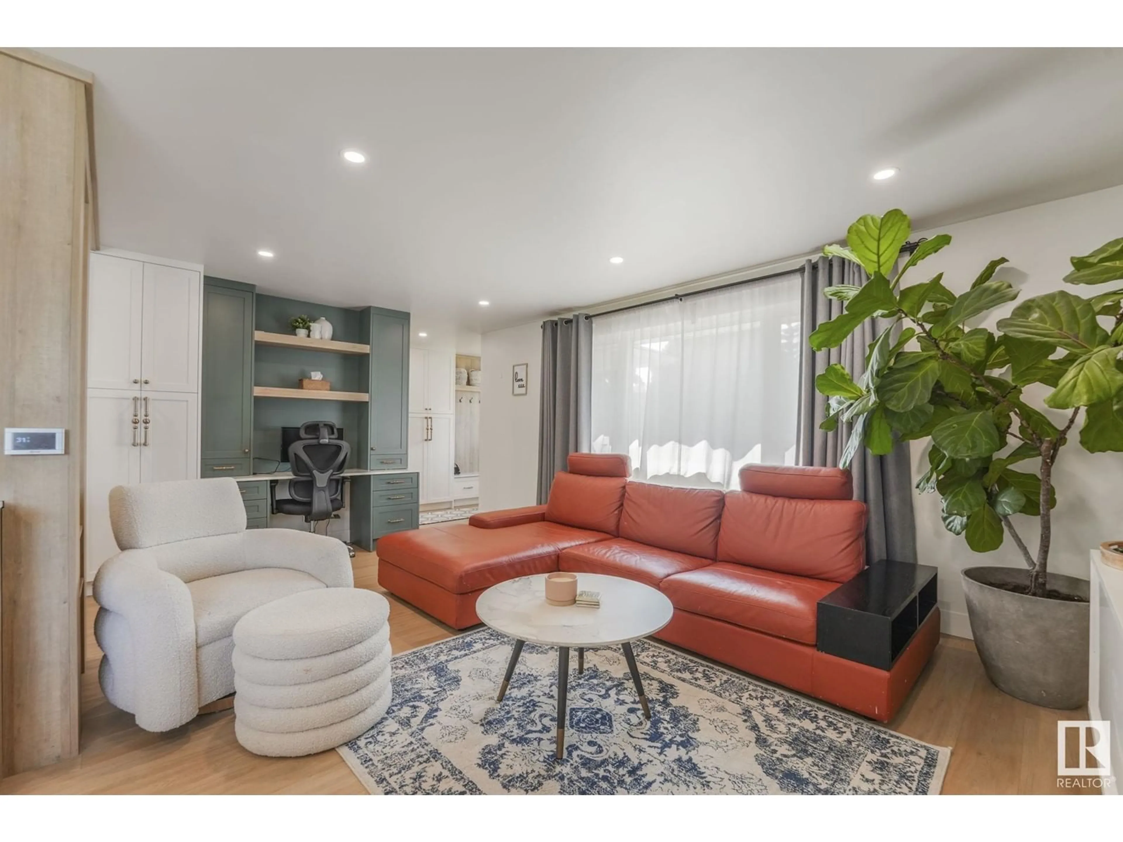 Living room with furniture, unknown for 7705 154 ST, Edmonton Alberta T5R1R6