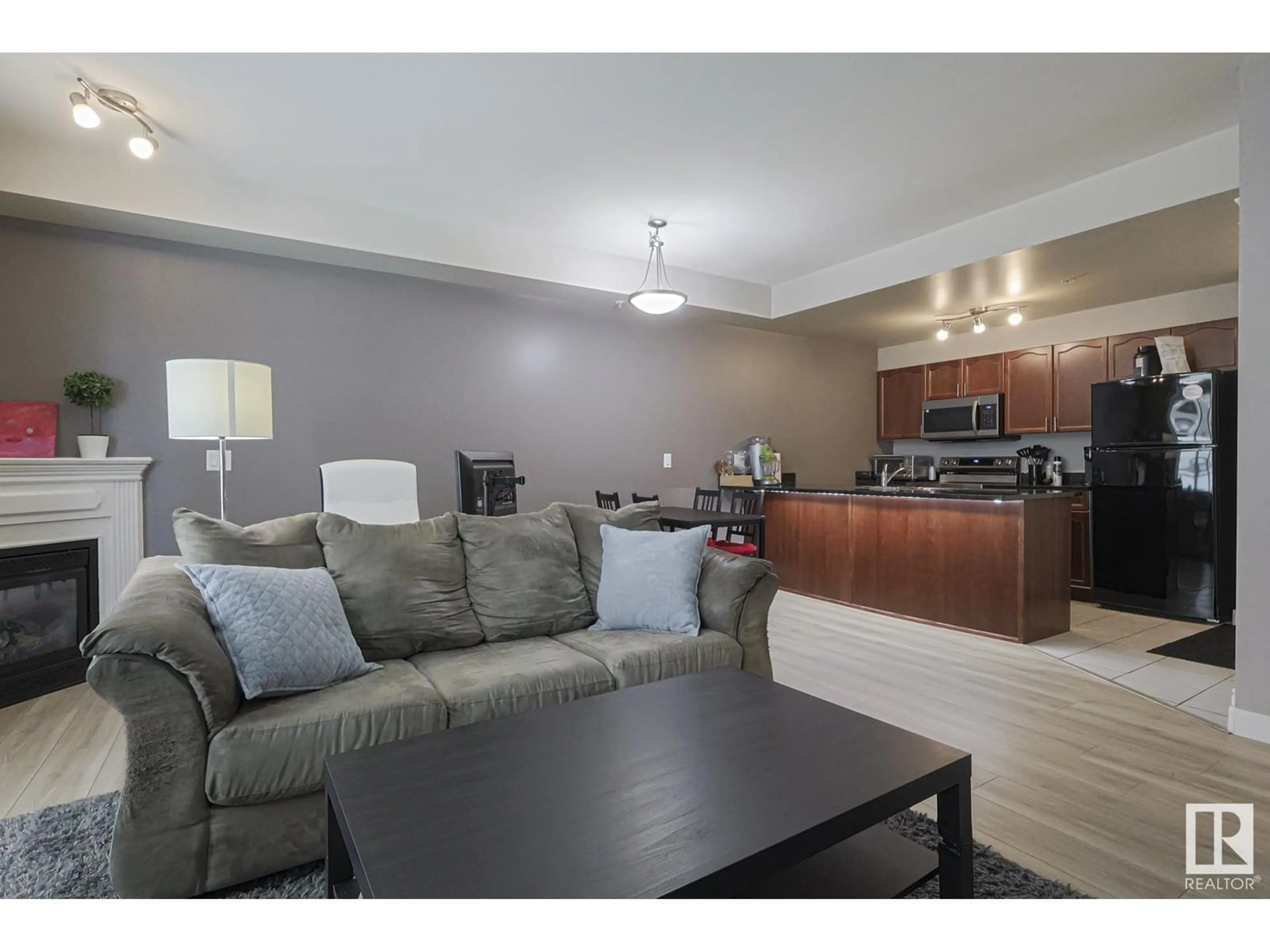 Living room with furniture, unknown for #702 - 9939 109 ST, Edmonton Alberta T5K1H6