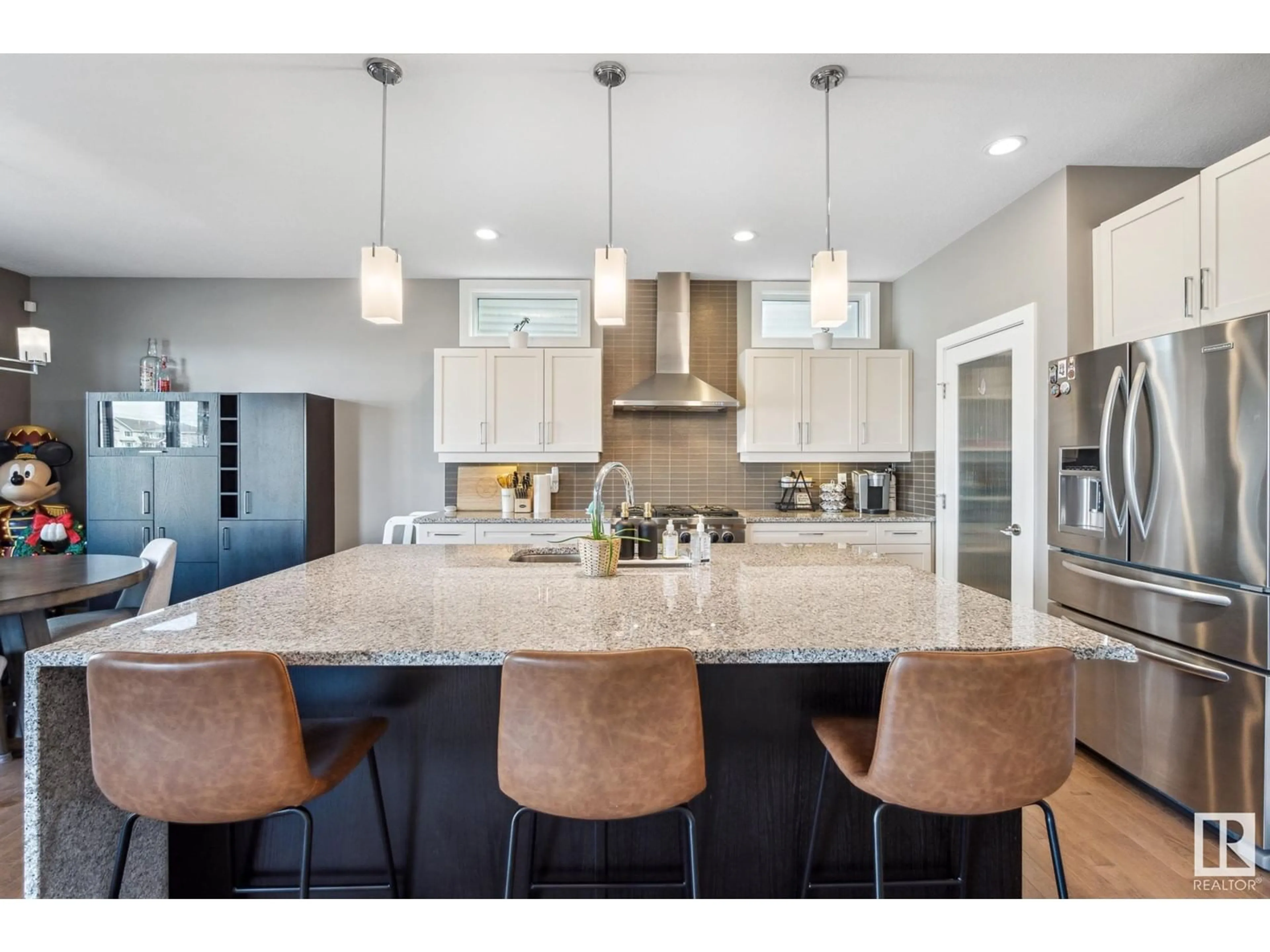 Contemporary kitchen, ceramic/tile floor for 2135 GLENRIDDING WY, Edmonton Alberta T6W2H4