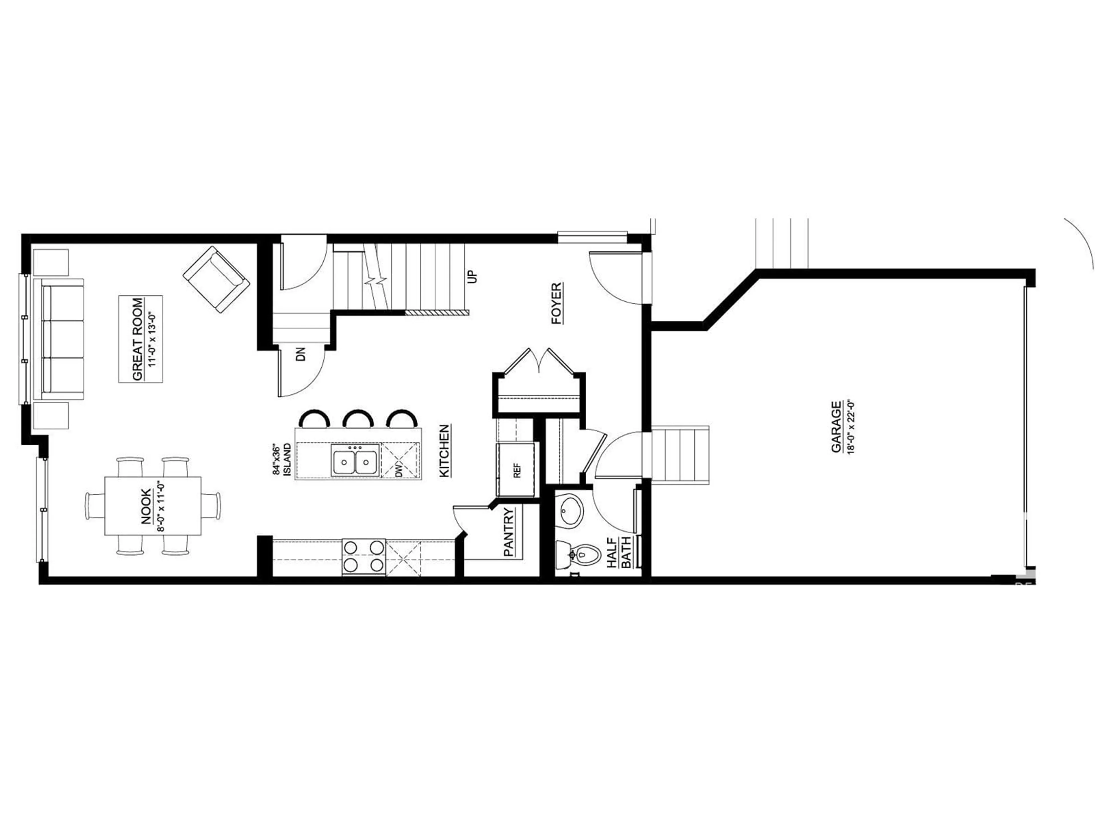 Floor plan for 803 ROWAN CL, Edmonton Alberta T6X3J4