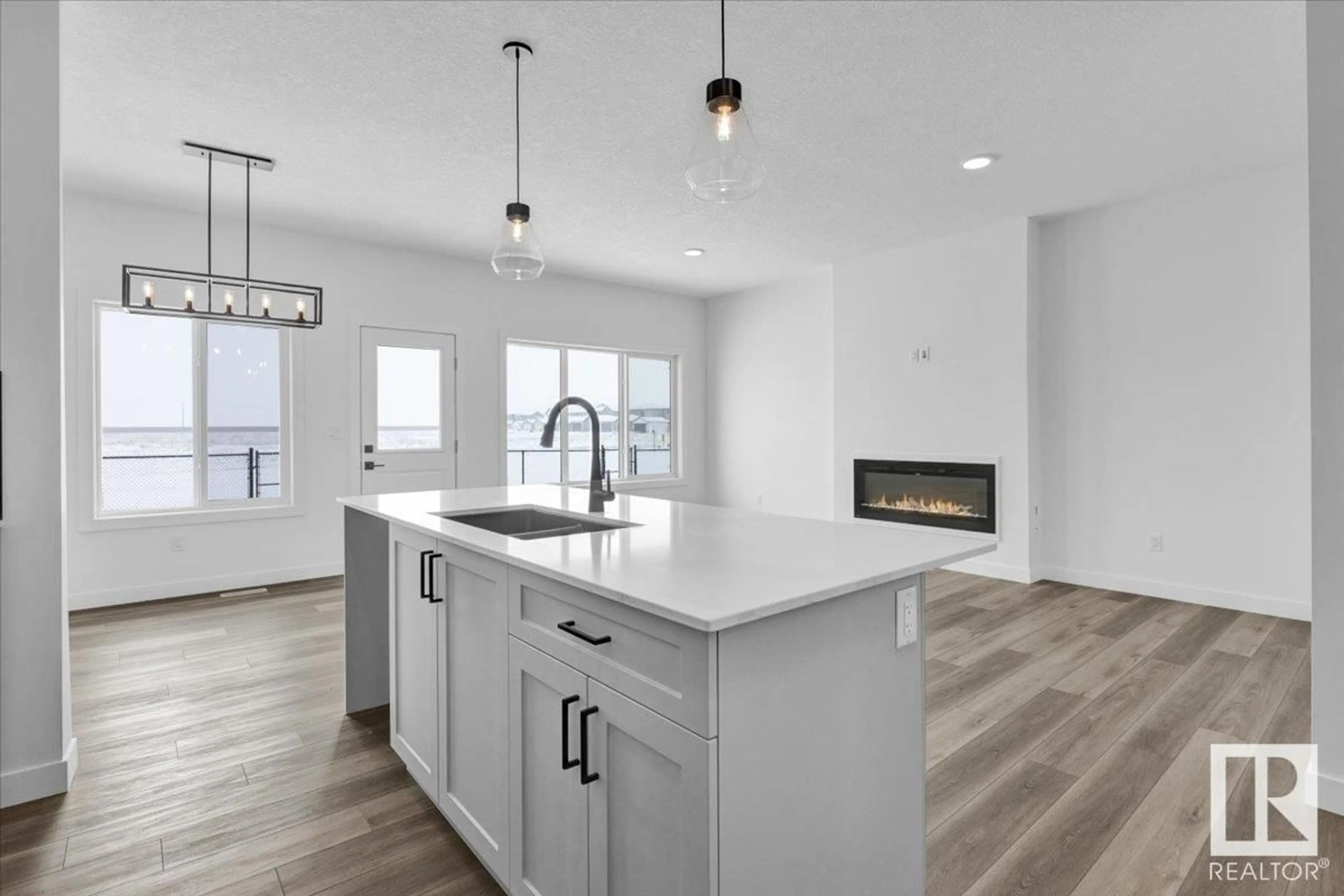 Open concept kitchen, unknown for 9213 102 ST, Morinville Alberta T8R2R4