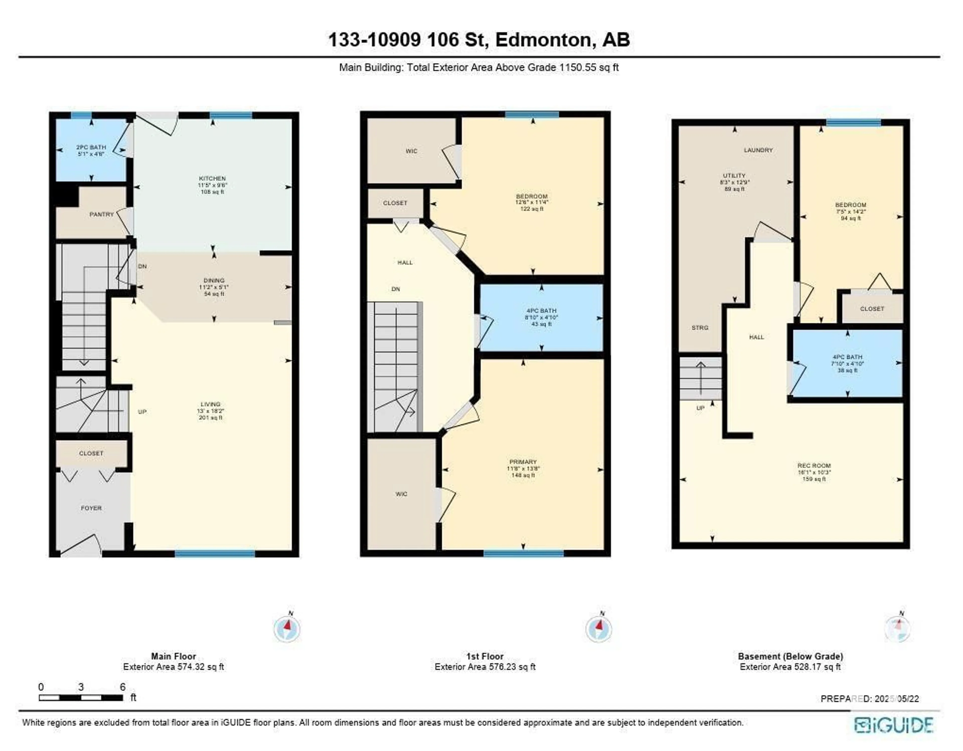 Floor plan for #133 - 10909 106 ST NW, Edmonton Alberta T5H4M7