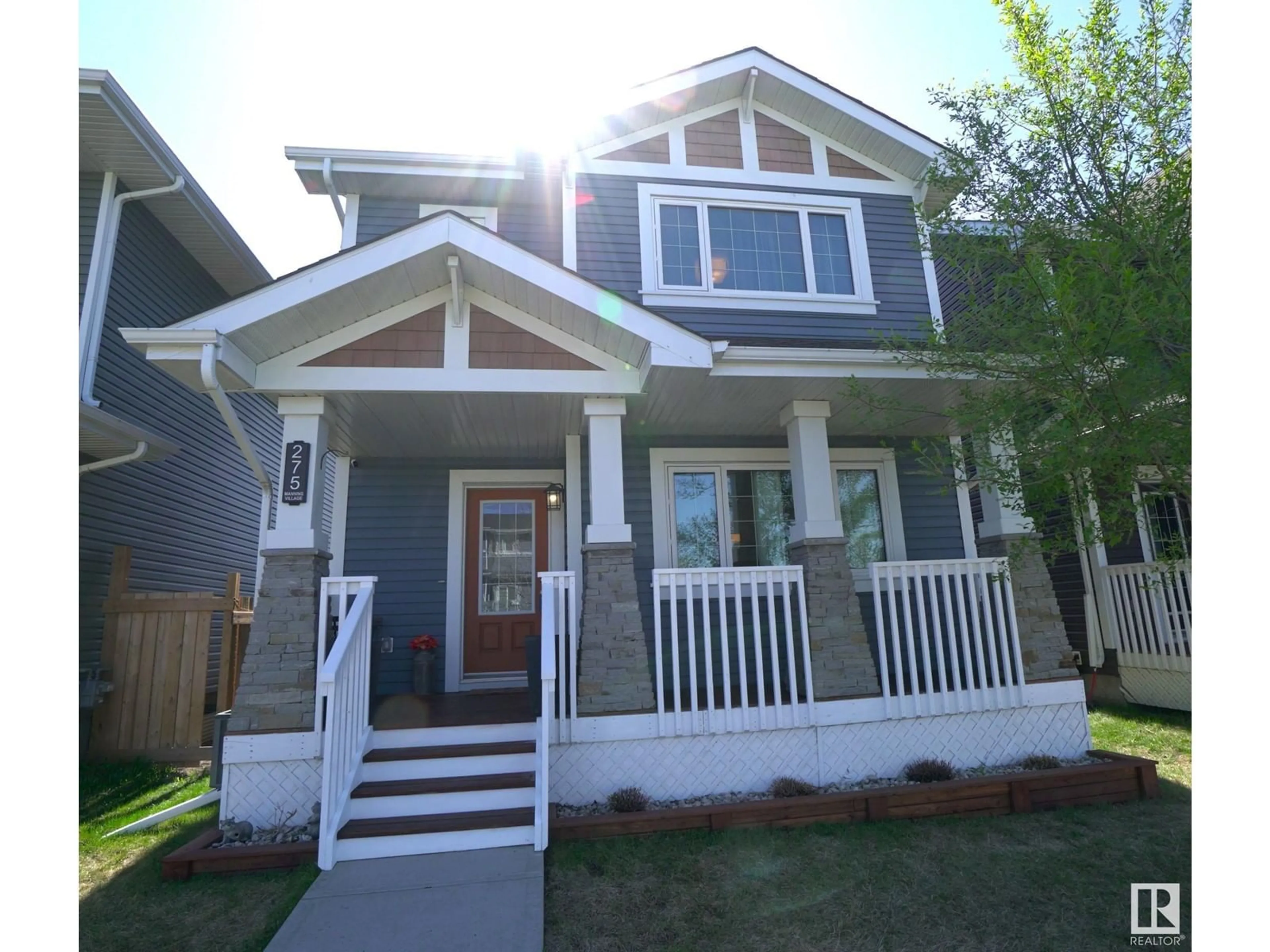 Home with vinyl exterior material, street for 275 EBBERS BV, Edmonton Alberta T5Y3B2