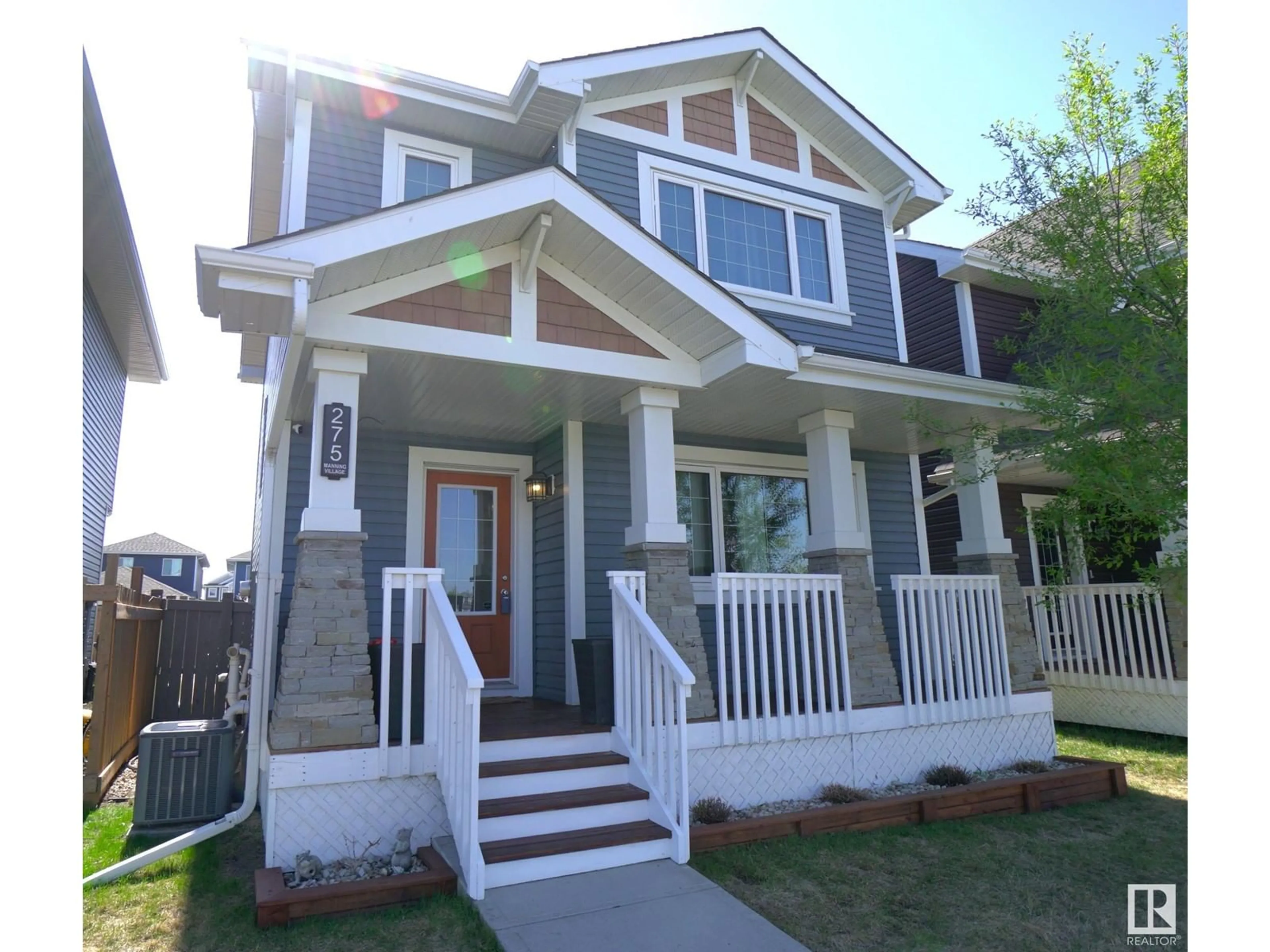 Home with vinyl exterior material, street for 275 EBBERS BV, Edmonton Alberta T5Y3B2