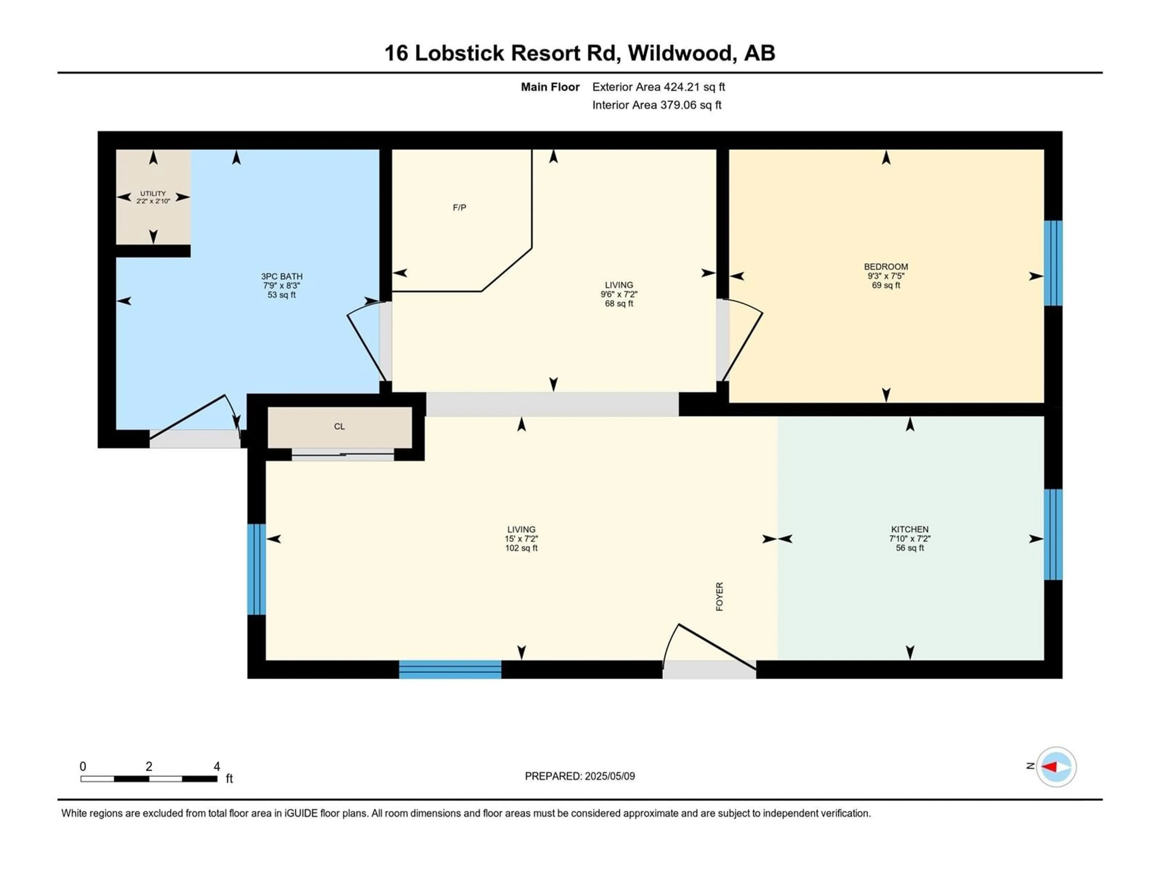 Floor plan for 16 LOBSTICK RESORT, Rural Yellowhead Alberta T0E2M0