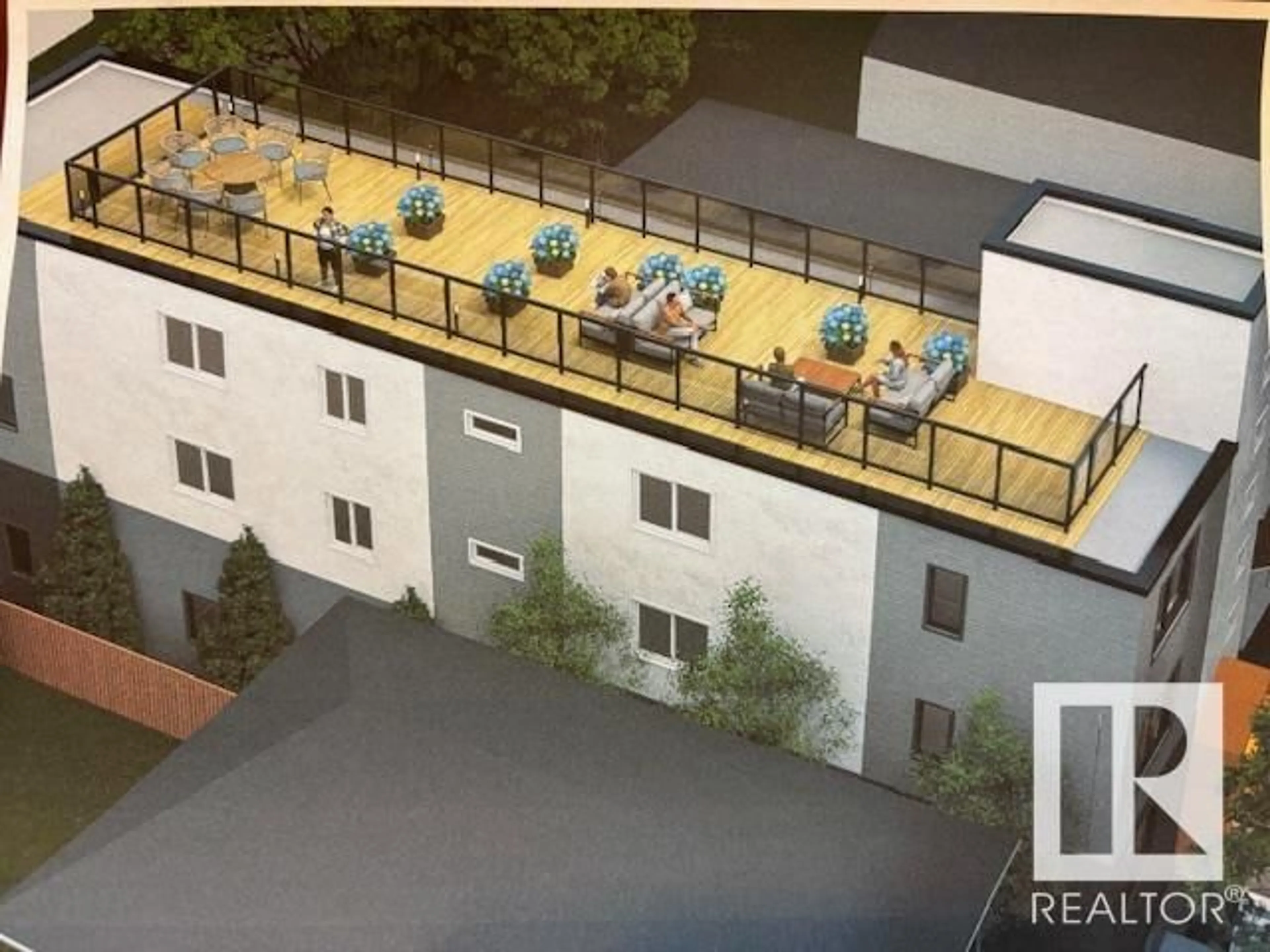 A pic from outside/outdoor area/front of a property/back of a property/a pic from drone, unknown for NW - 10820 83 AV, Edmonton Alberta T6E2E7