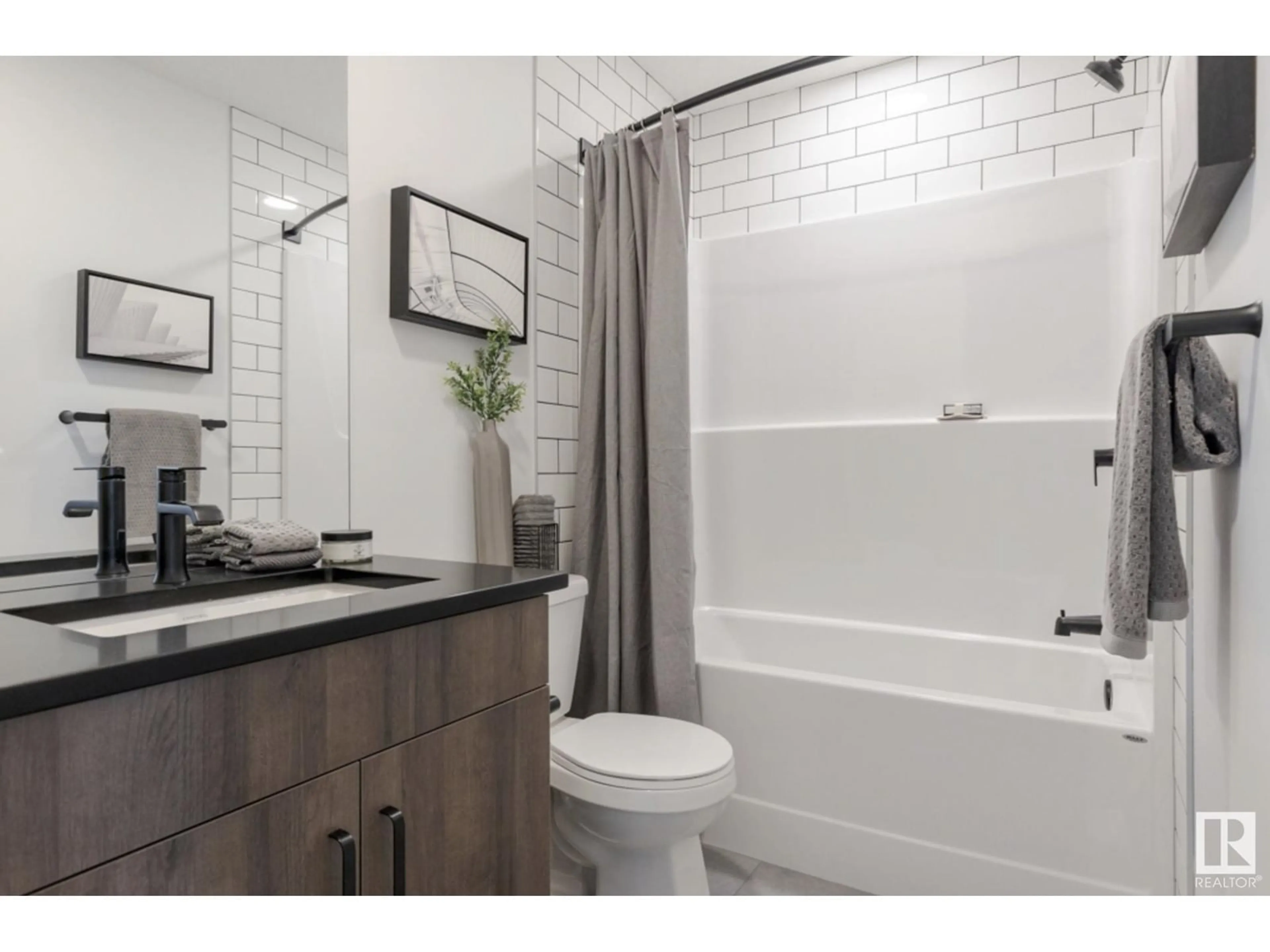 Contemporary bathroom, ceramic/tile floor for 8123 228 STREET, Edmonton Alberta T5T7X8