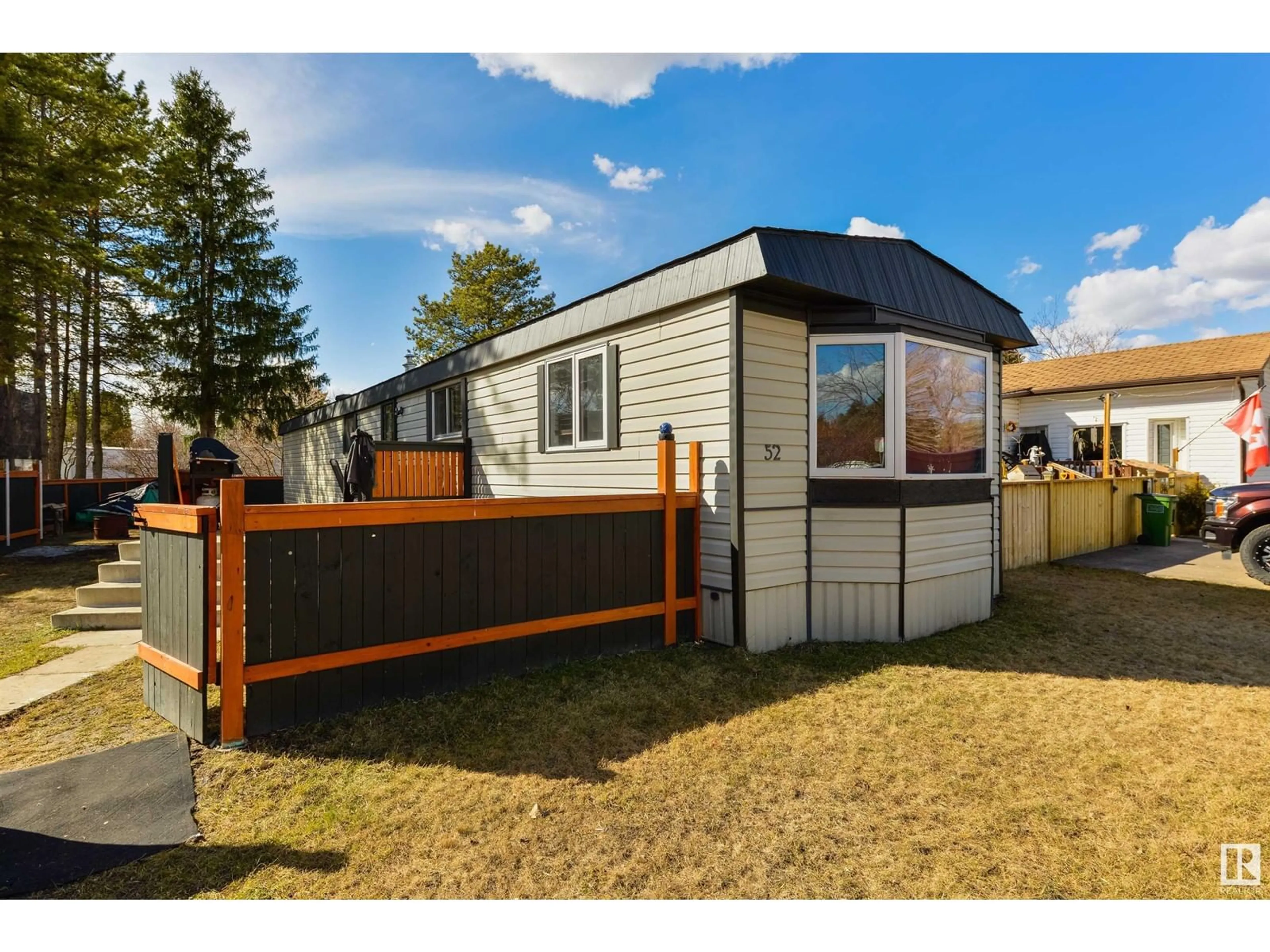 Home with vinyl exterior material, street for 52 MAPLE RIDGE DR, Edmonton Alberta T6P1A7