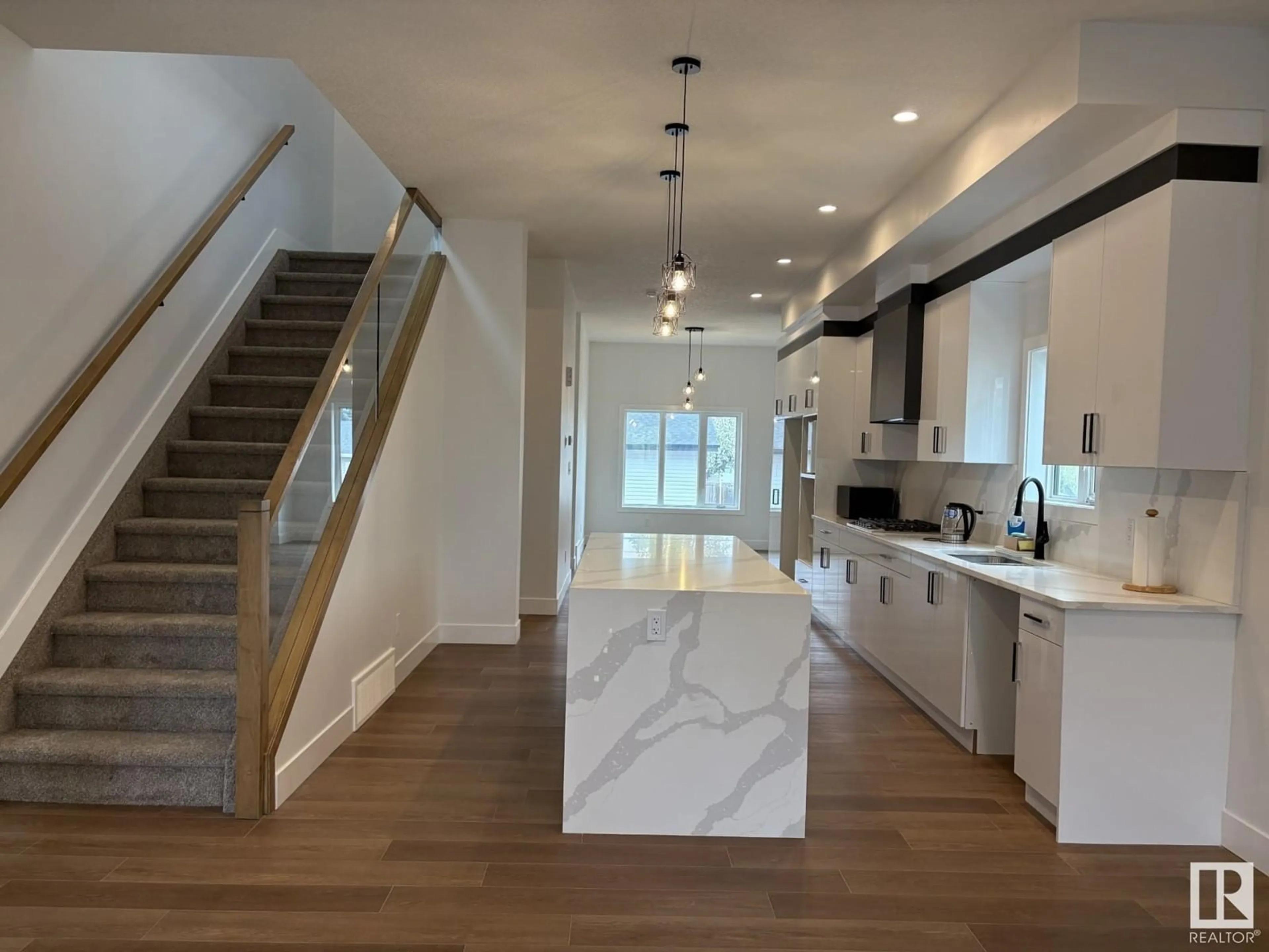 Open concept kitchen, unknown for 11036 128 ST, Edmonton Alberta T5M0W6