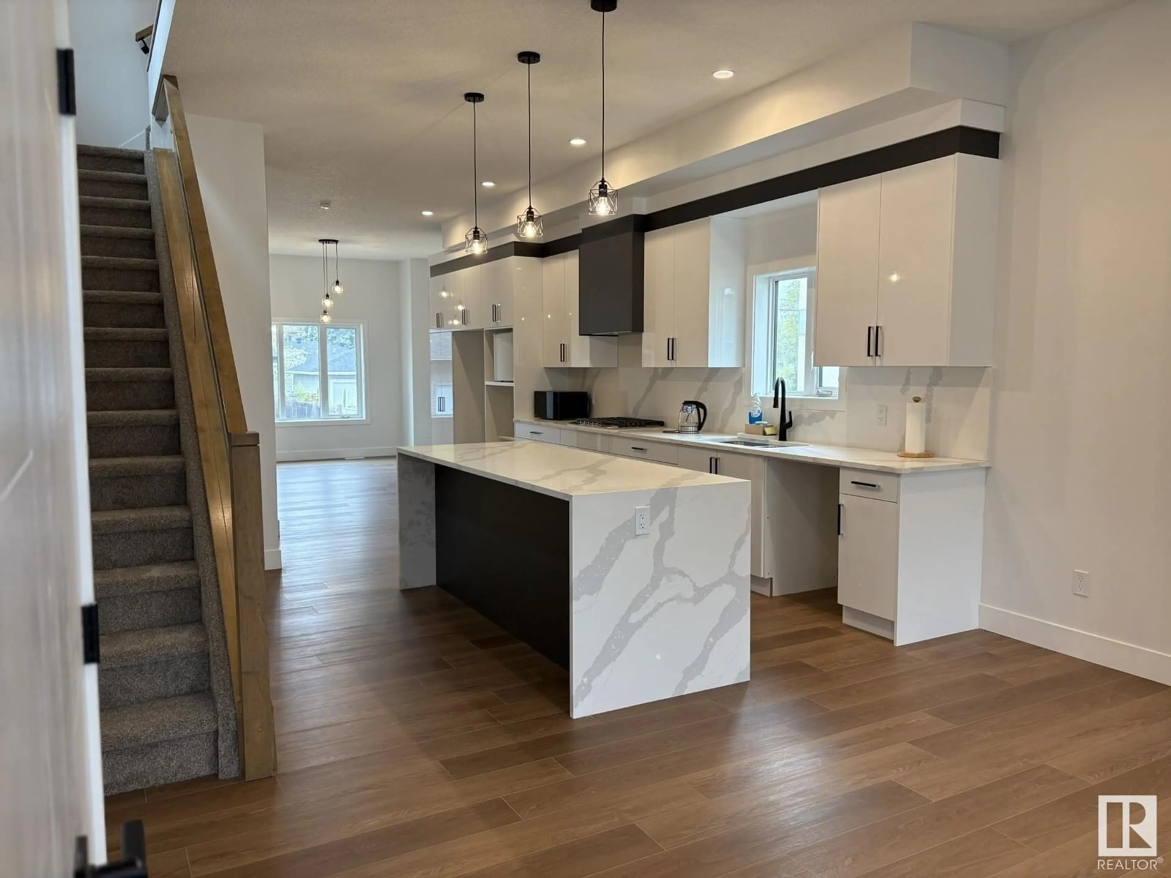 Open concept kitchen, unknown for 11036 128 ST, Edmonton Alberta T5M0W6