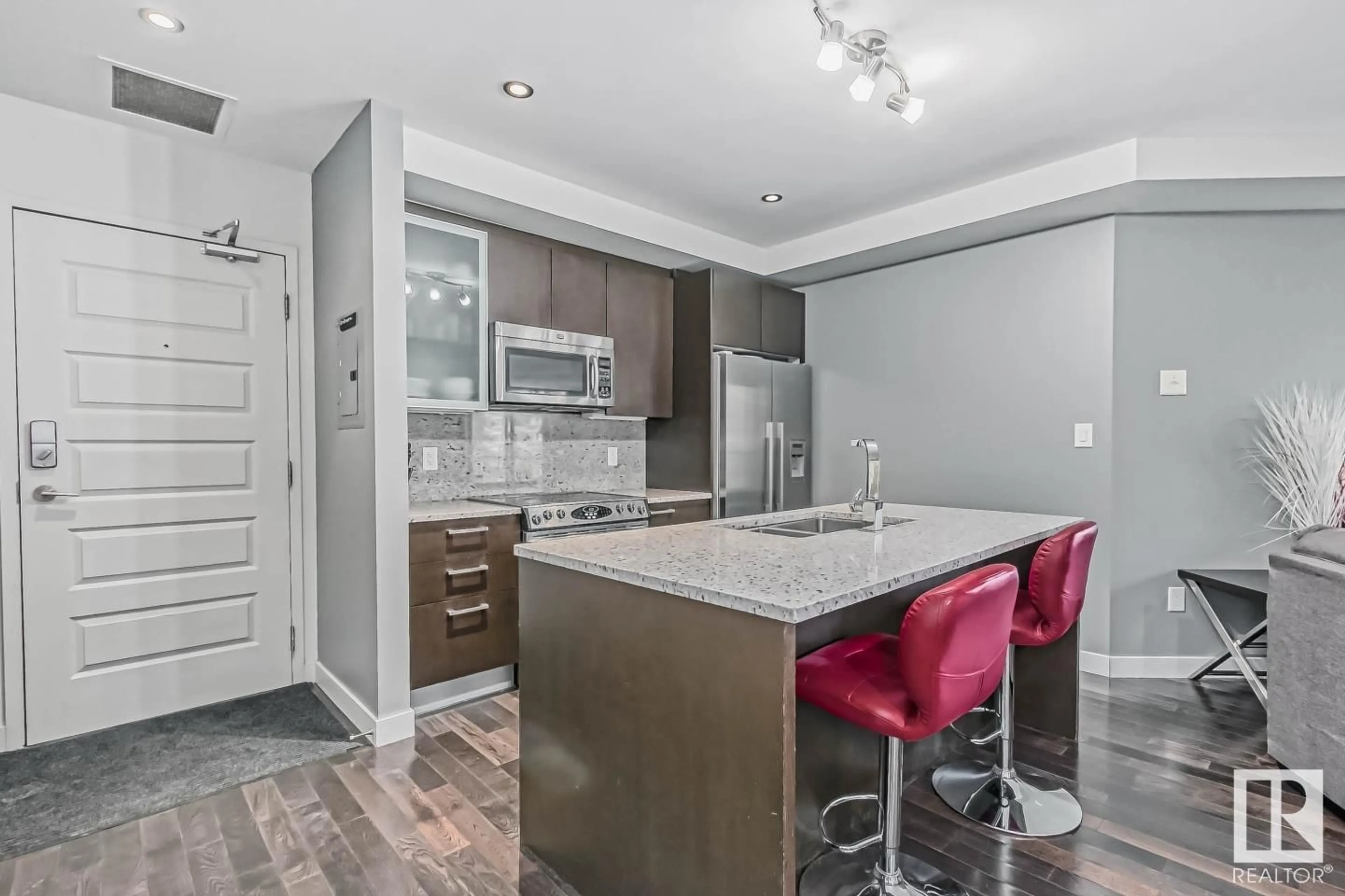 Open concept kitchen, unknown for #803 - 10388 105 ST, Edmonton Alberta T5J0C2
