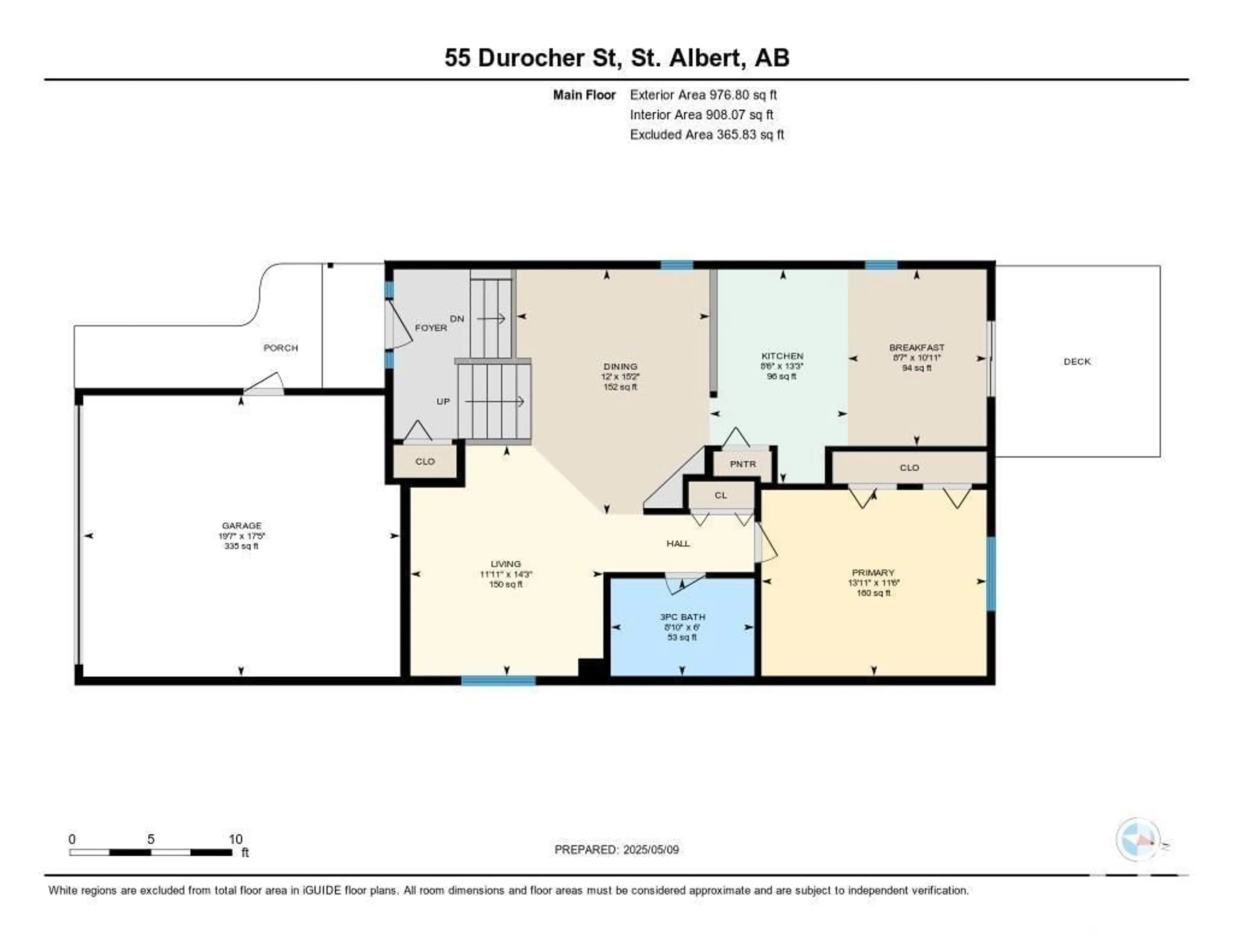 Floor plan for 55 DUROCHER ST, St. Albert Alberta T8N6M1