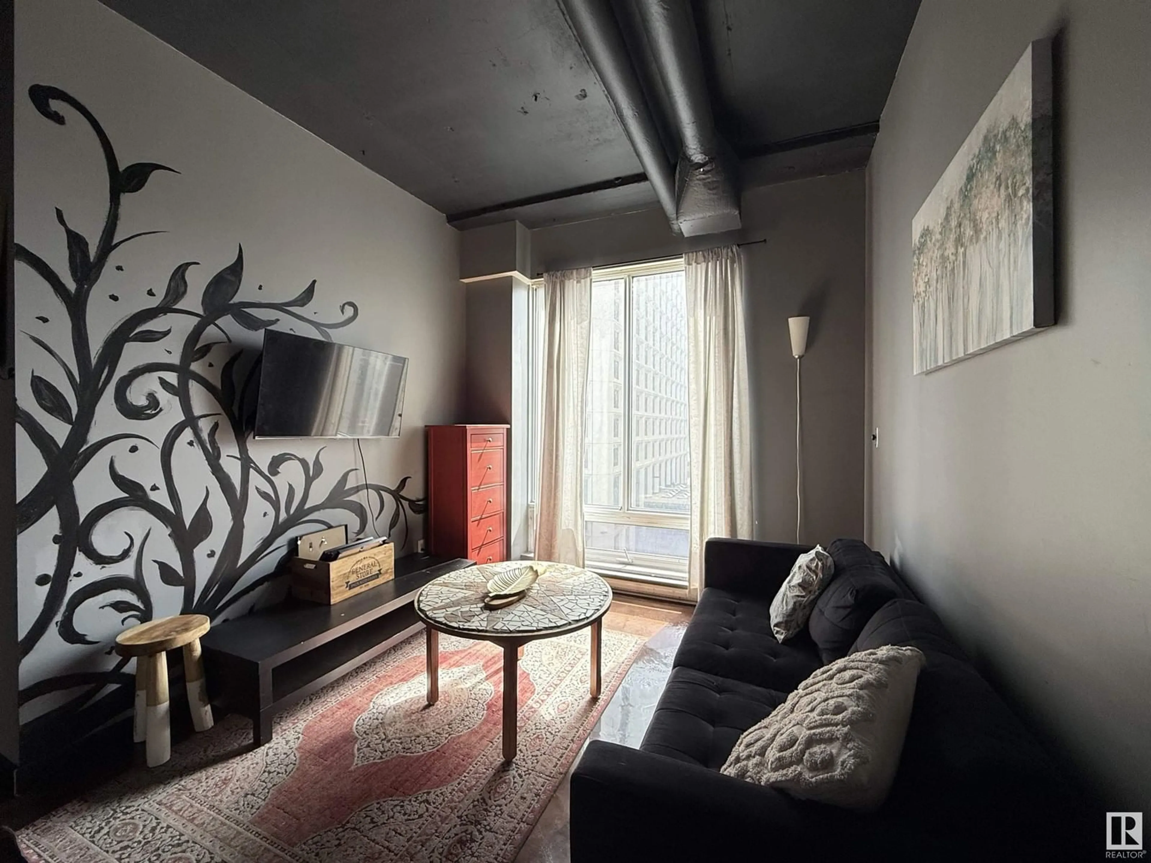 Living room with furniture, unknown for 10024 - 612 JASPER AV, Edmonton Alberta T5J1R9