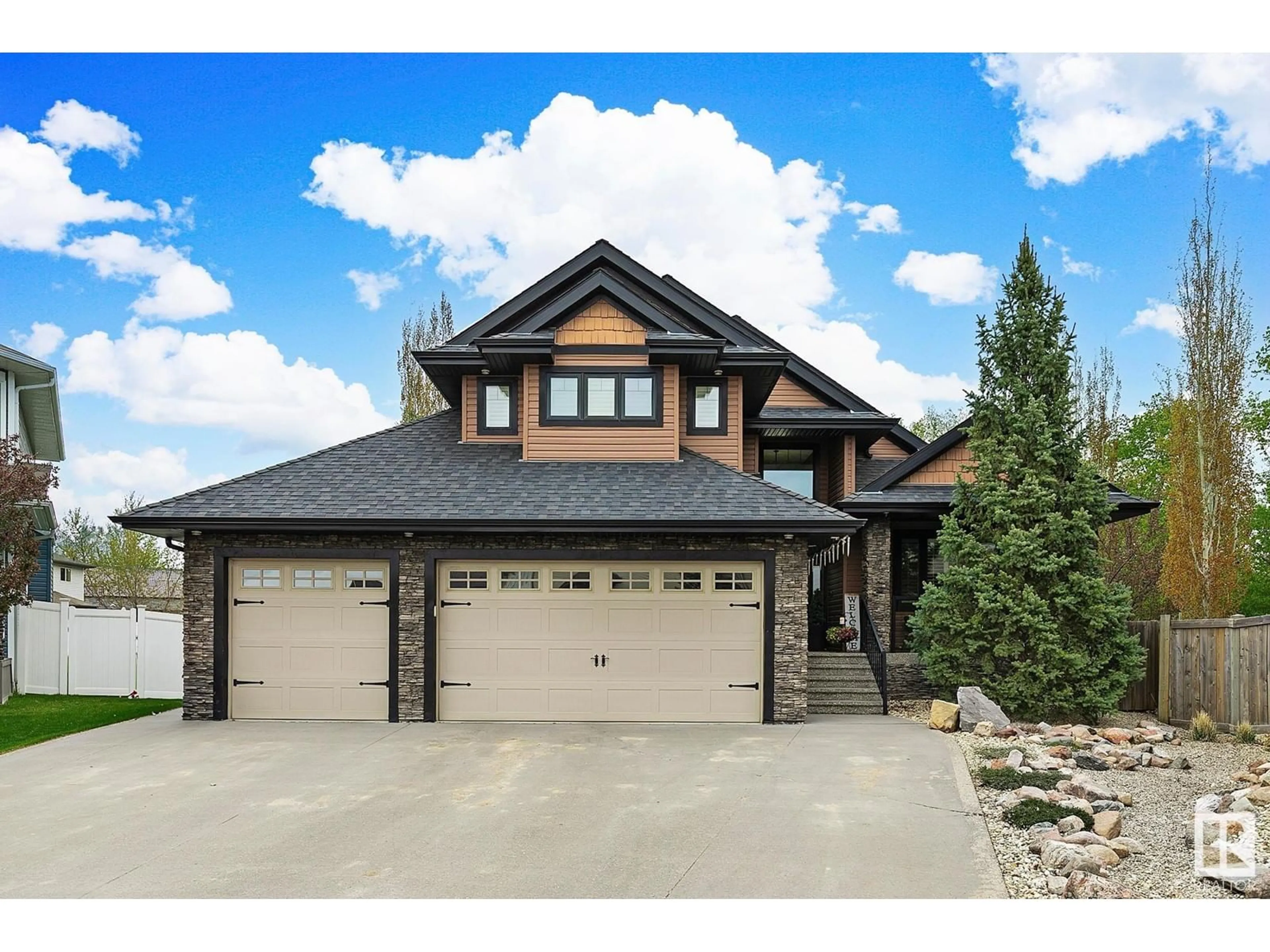 Home with brick exterior material, street for 557 WESTERRA BV, Stony Plain Alberta T7Z3A1