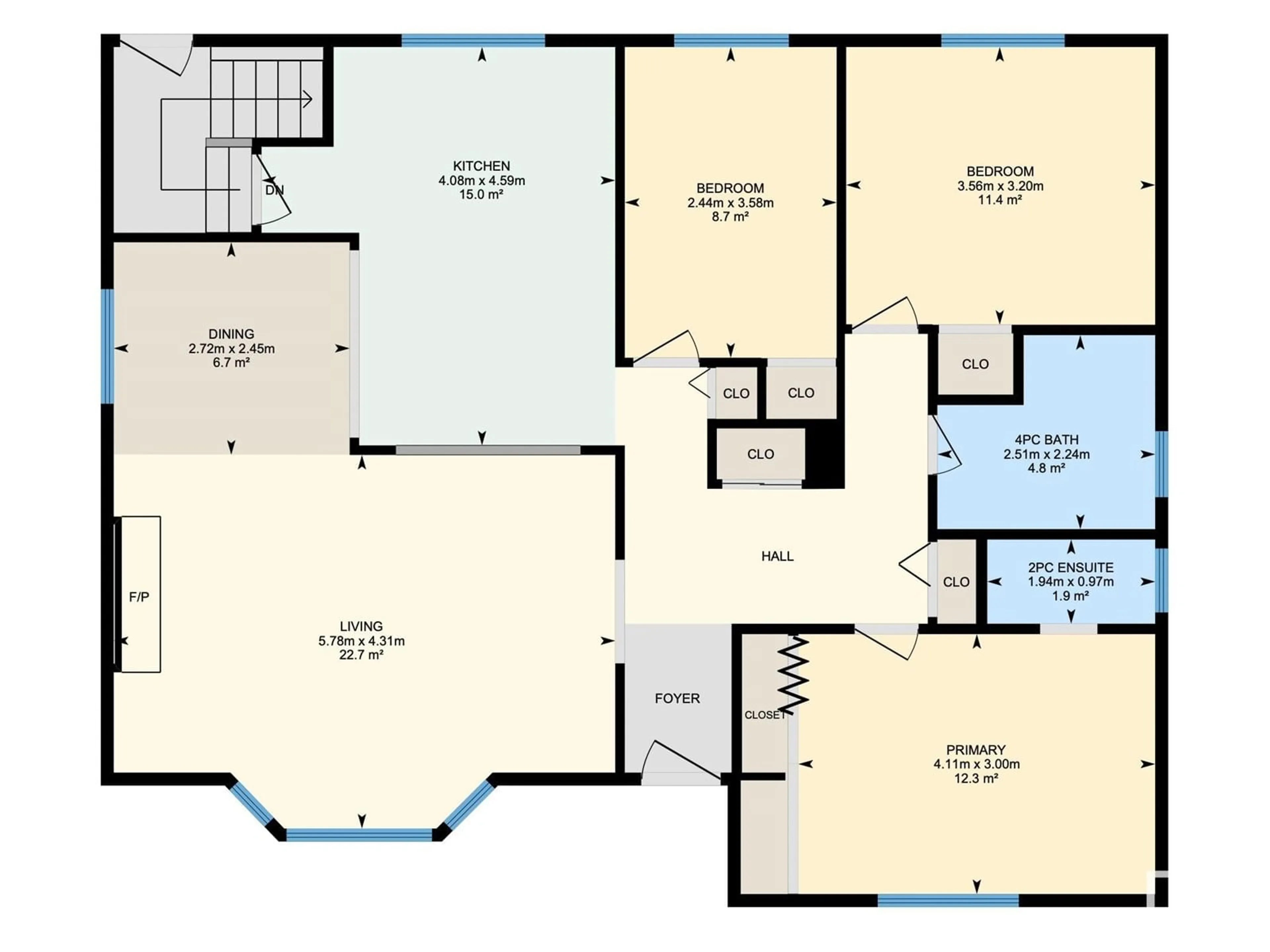 Floor plan for 21 MARION DR, Sherwood Park Alberta T8A3W3