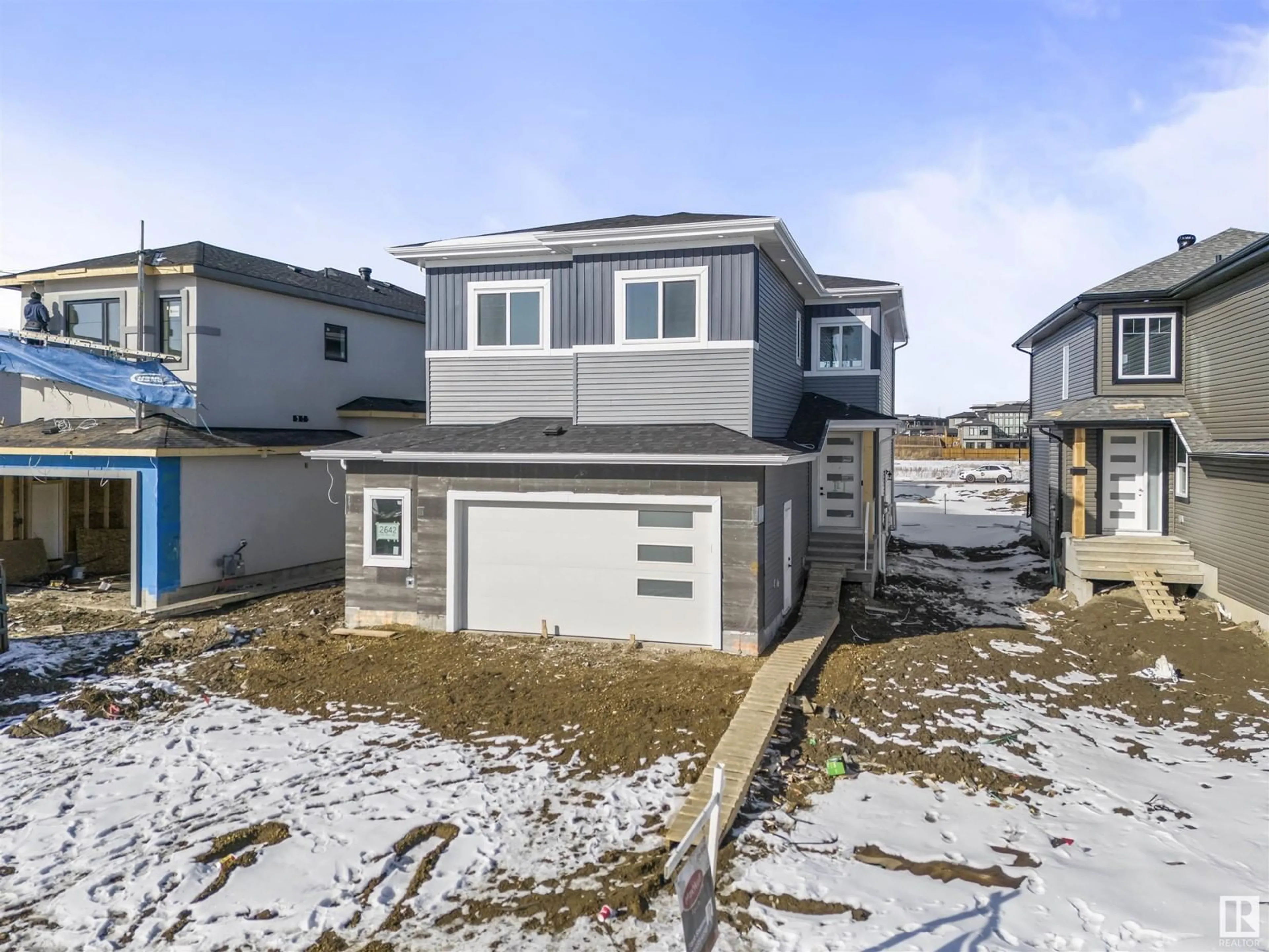 A pic from outside/outdoor area/front of a property/back of a property/a pic from drone, street for 2642 63 AVE, Rural Leduc County Alberta T4X3A6