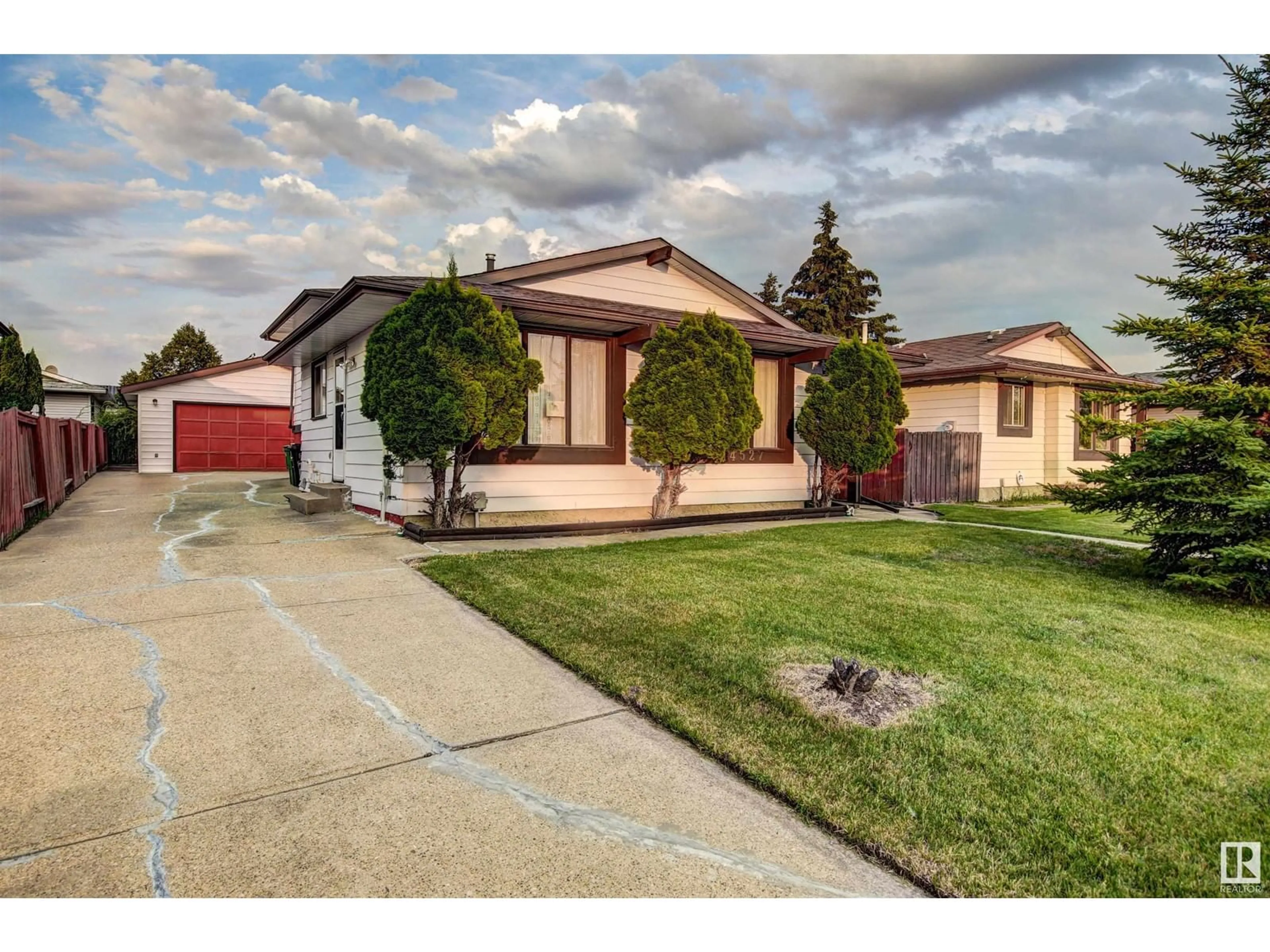 Home with brick exterior material, street for 14527 30 ST, Edmonton Alberta T5Y2C4