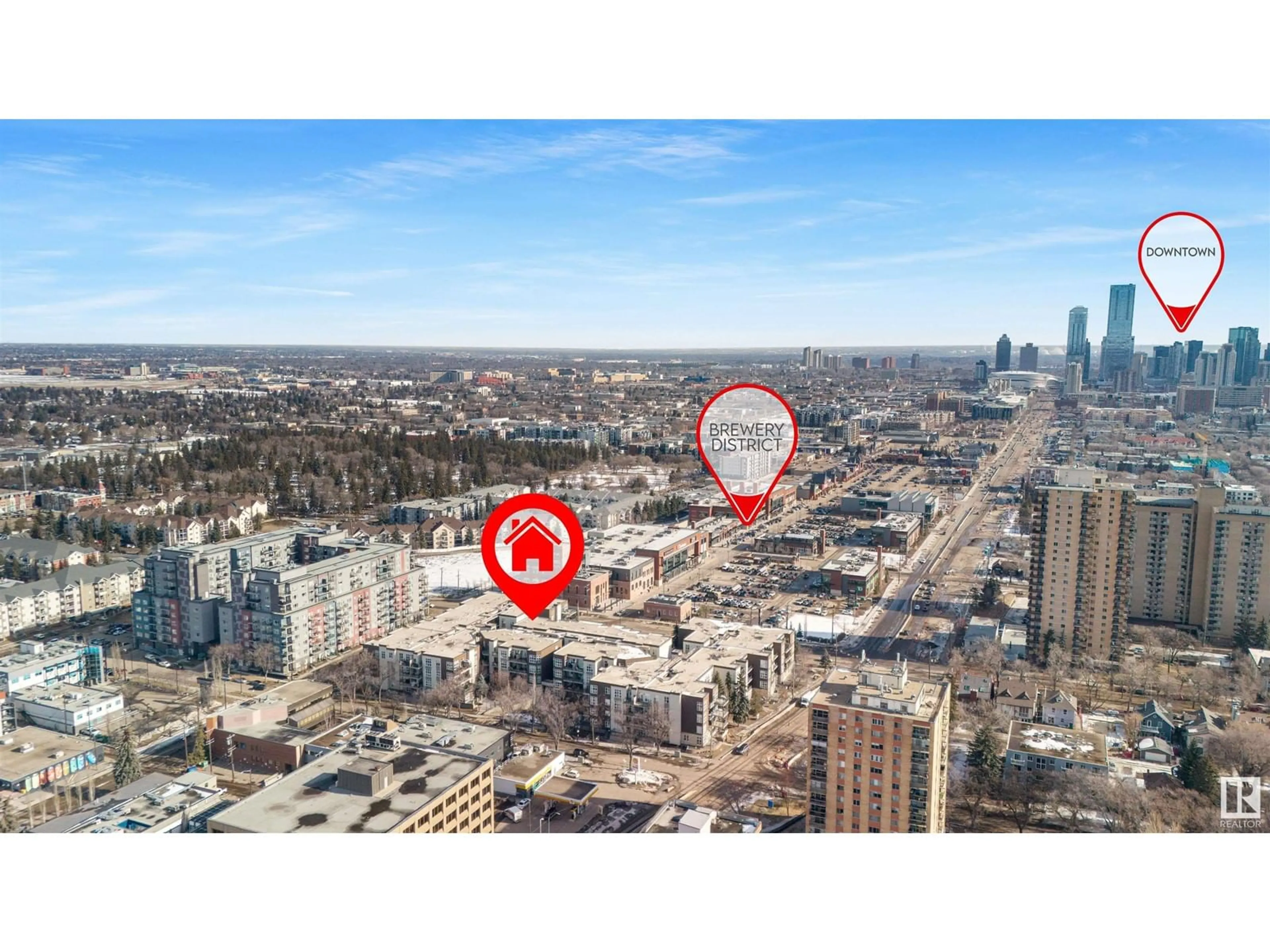 Picture of a map for 129 - 10407 122 ST NW, Edmonton Alberta T5N4B8