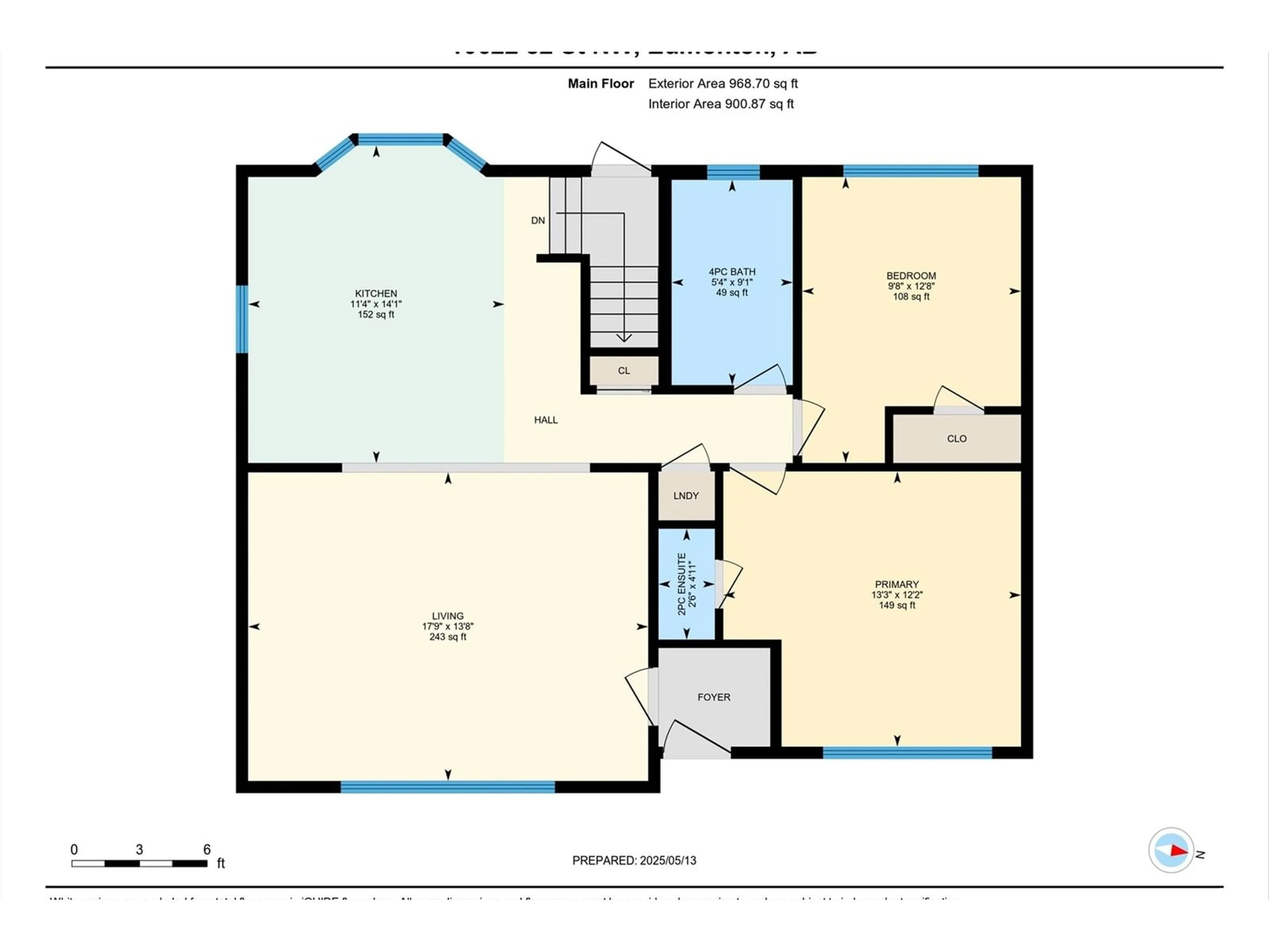 Floor plan for 10622 82 ST, Edmonton Alberta T6A3N1