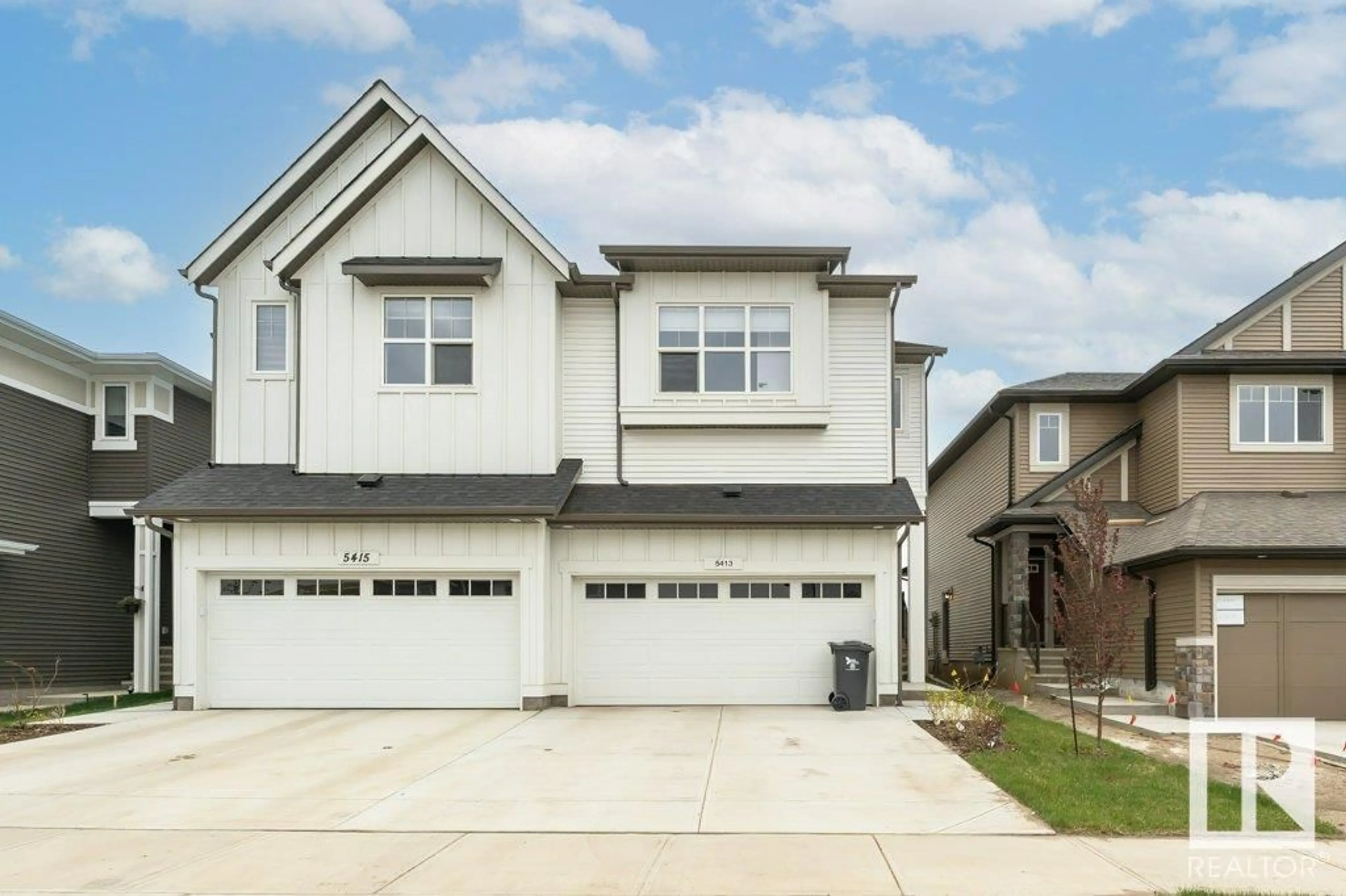 Home with vinyl exterior material, street for 5413 69 ST, Beaumont Alberta T4X2Z7