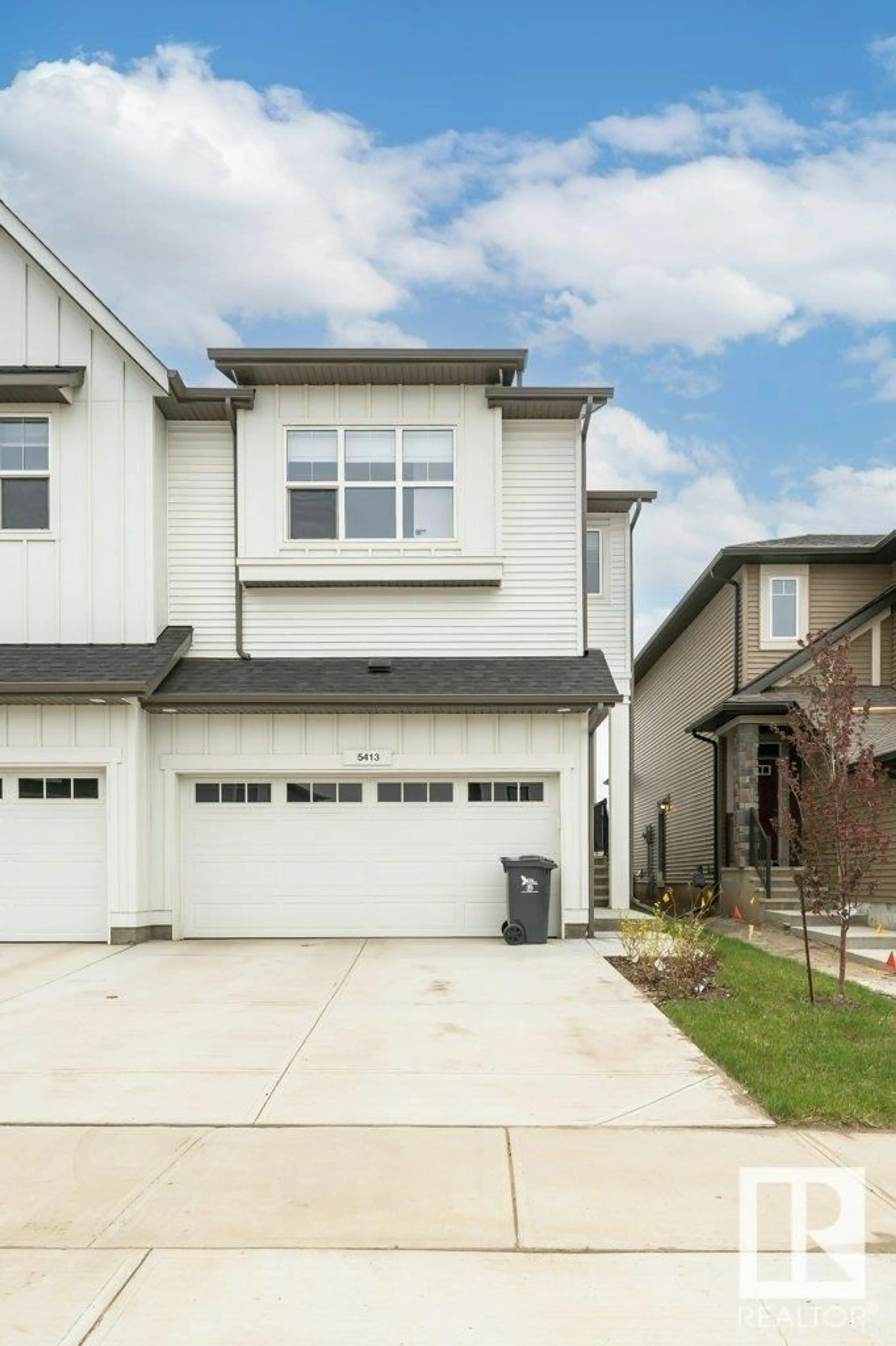 Home with vinyl exterior material, street for 5413 69 ST, Beaumont Alberta T4X2Z7