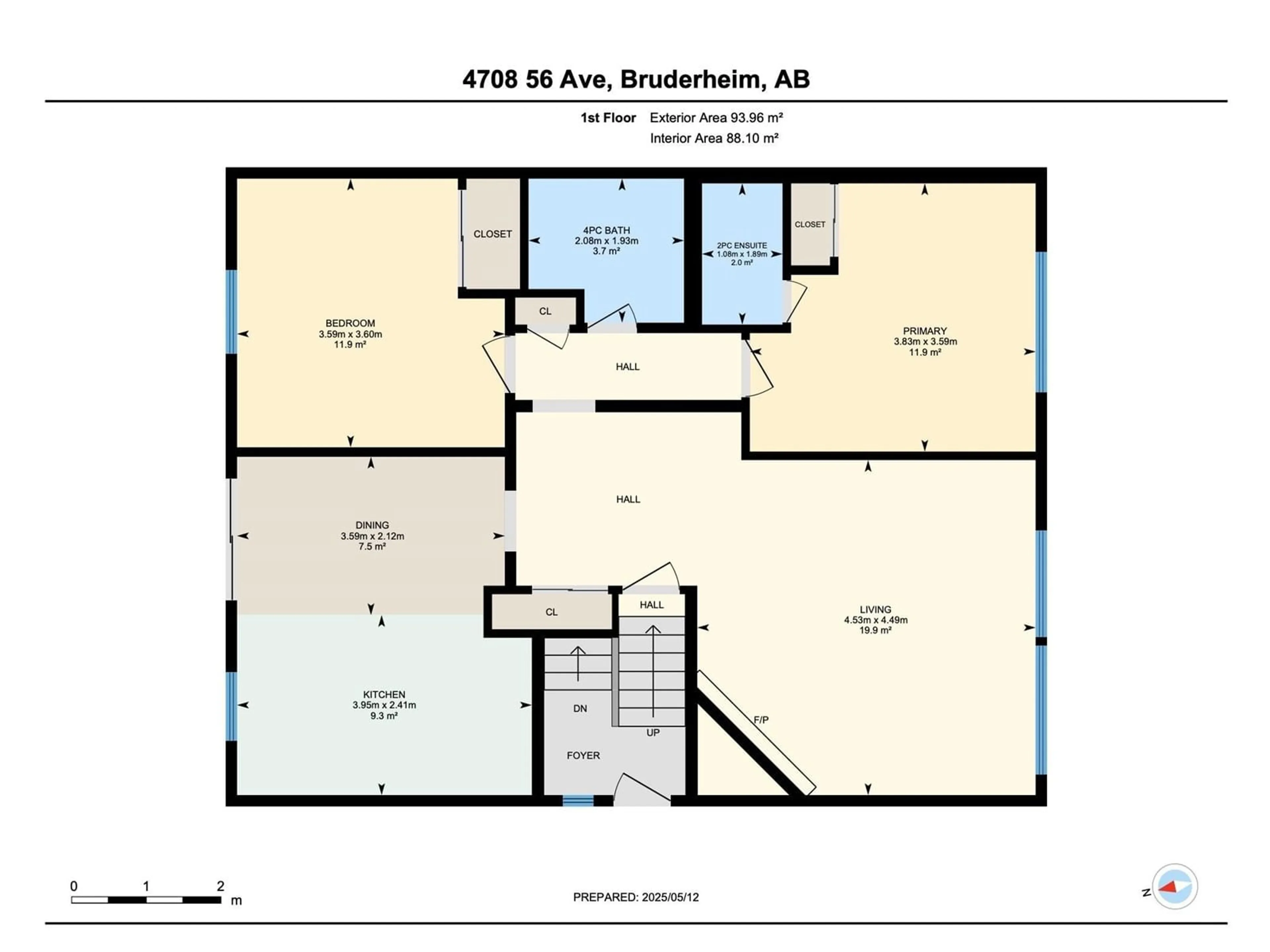 Floor plan for 4708 56 AV, Bruderheim Alberta T0B0S0